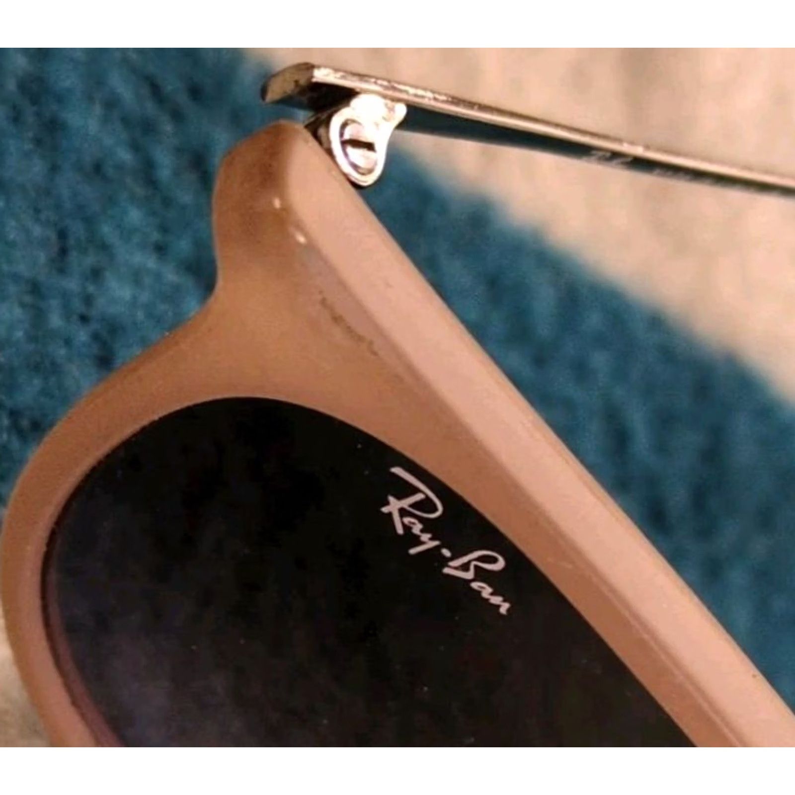 Vintage Ray-Ban Erika Sunglasses Pink Purple Lavender Frames Only Size ONE SIZE - 5 Thumbnail