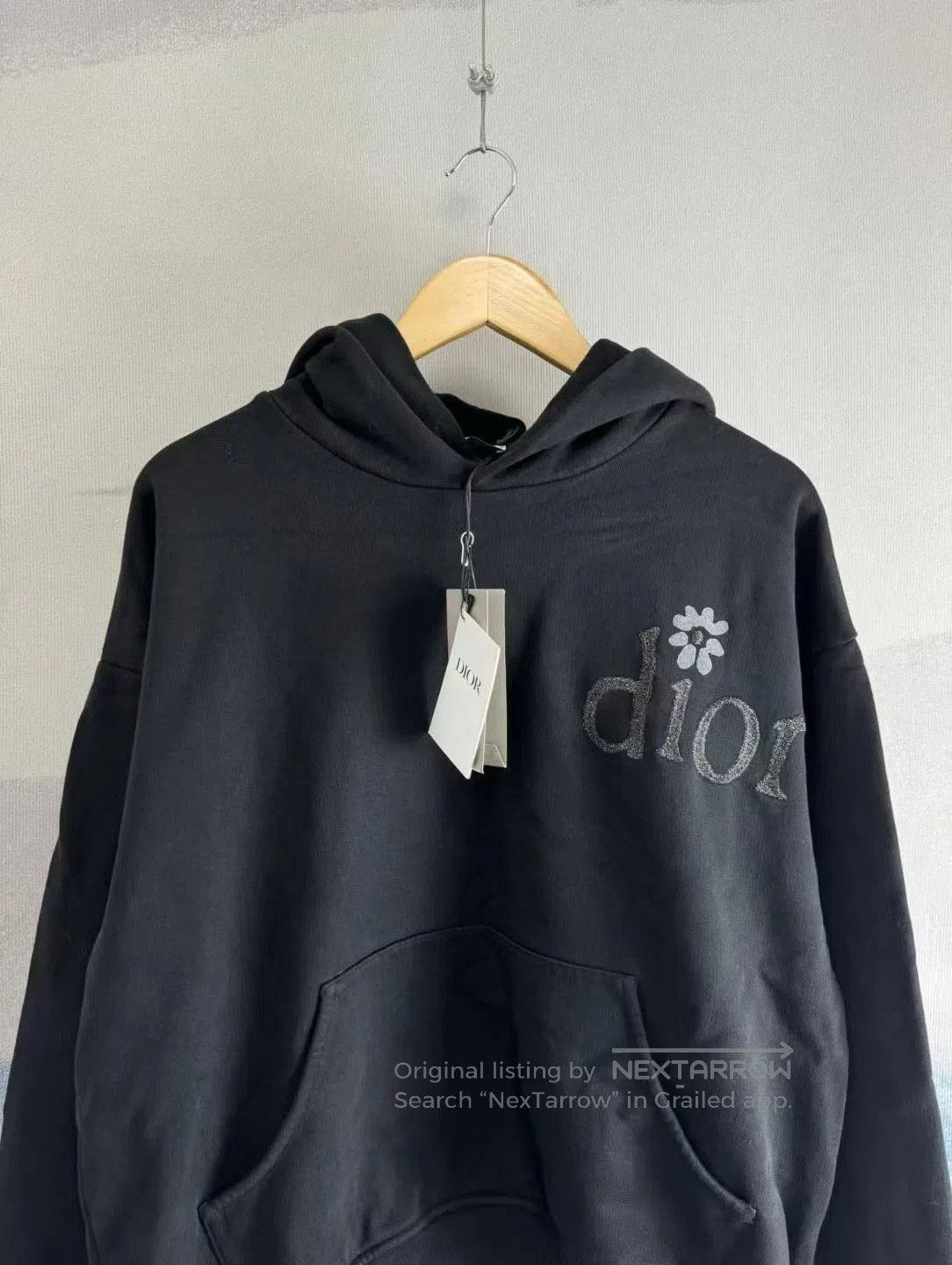 ERL Dior By Erl Sequin Daisy Embroidery Hoodie. Size US S / EU 44-46 / 1 - 2 Thumbnail