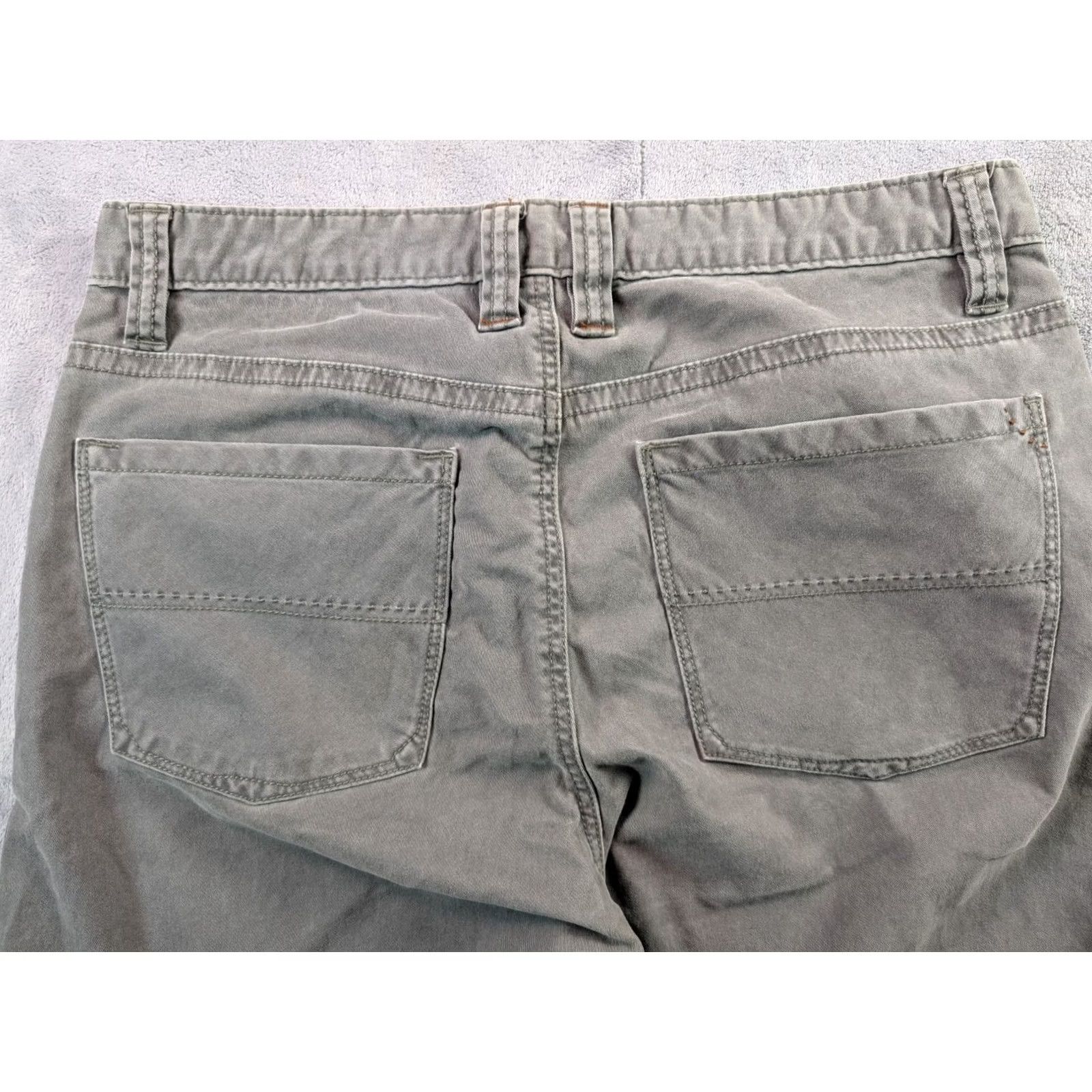 Tommy Bahama Tommy Bahama Boracay 5 Pocket Chino Pants Men 34X33 Gray Stretch Flat Front Slim? Regular fits Size US 35 - 7 Thumbnail