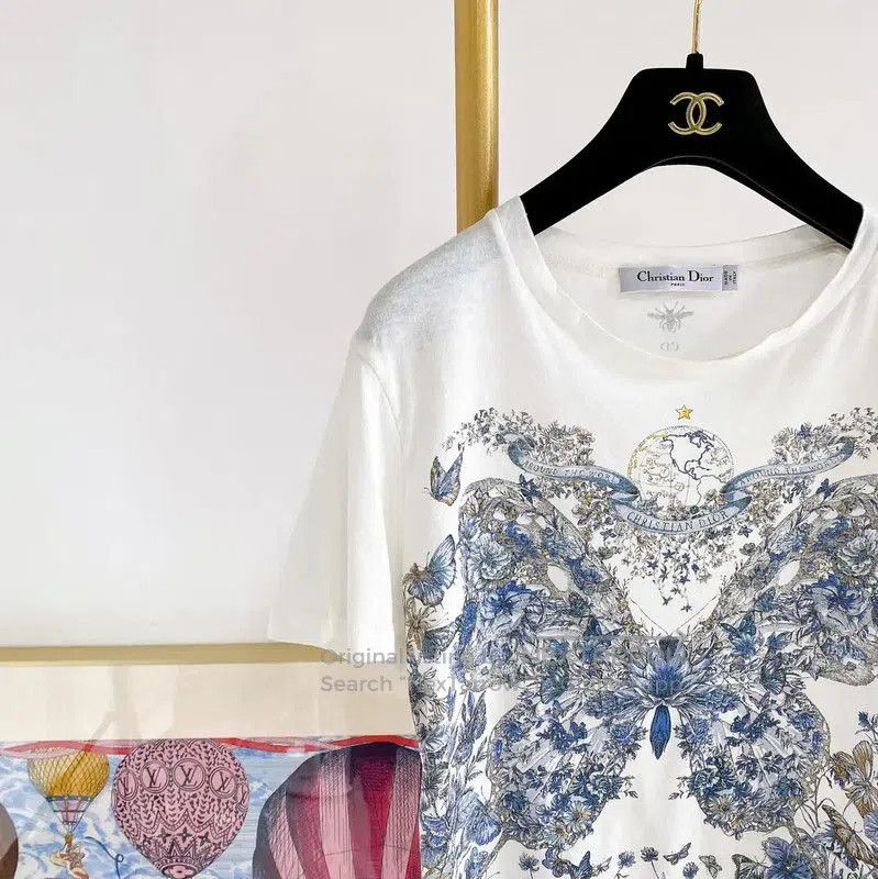 Dior Dior Floral Print Summer T. Size XS / US 0-2 / IT 36-38 - 2 Thumbnail