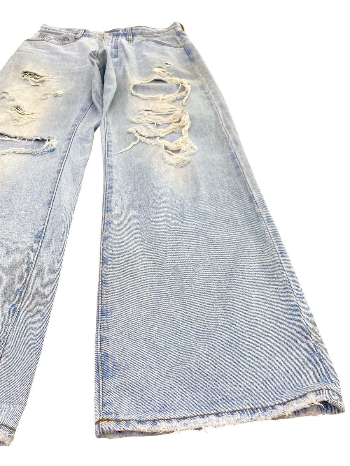 Japanese Brand Japanese Brand Distressed Faded Wash Baggy Jeans Size US 32 / EU 48 - 8 Thumbnail