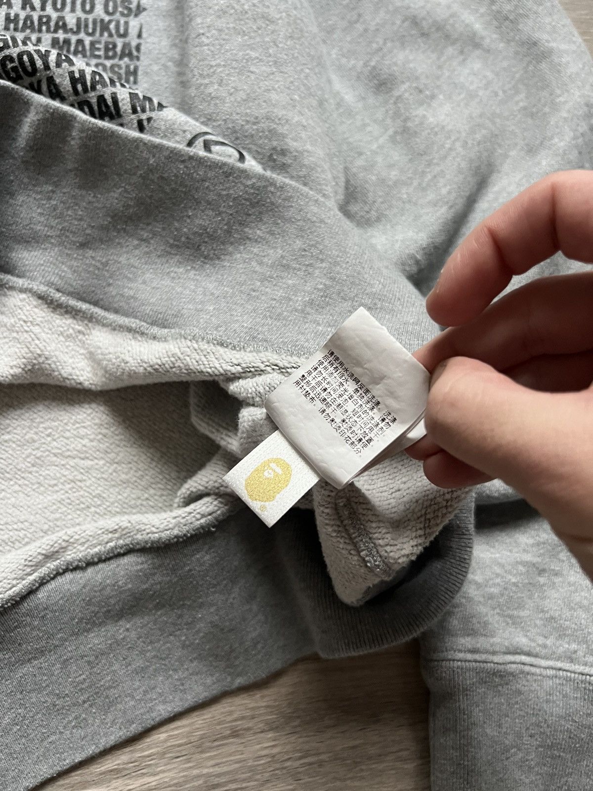 Bape BAPE Sweatshirt Japan Ape Head Pullover Gray Medium Size US M / EU 48-50 / 2 - 12 Thumbnail