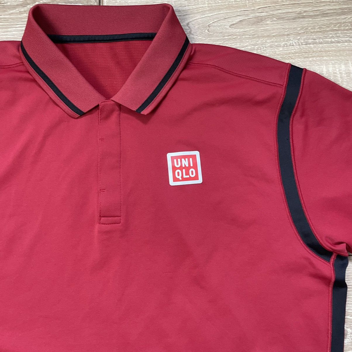 Uniqlo Uniqlo Novak Djokovic 2016 French Open Tennis Polo Shirt Size US L / EU 52-54 / 3 - 5 Thumbnail