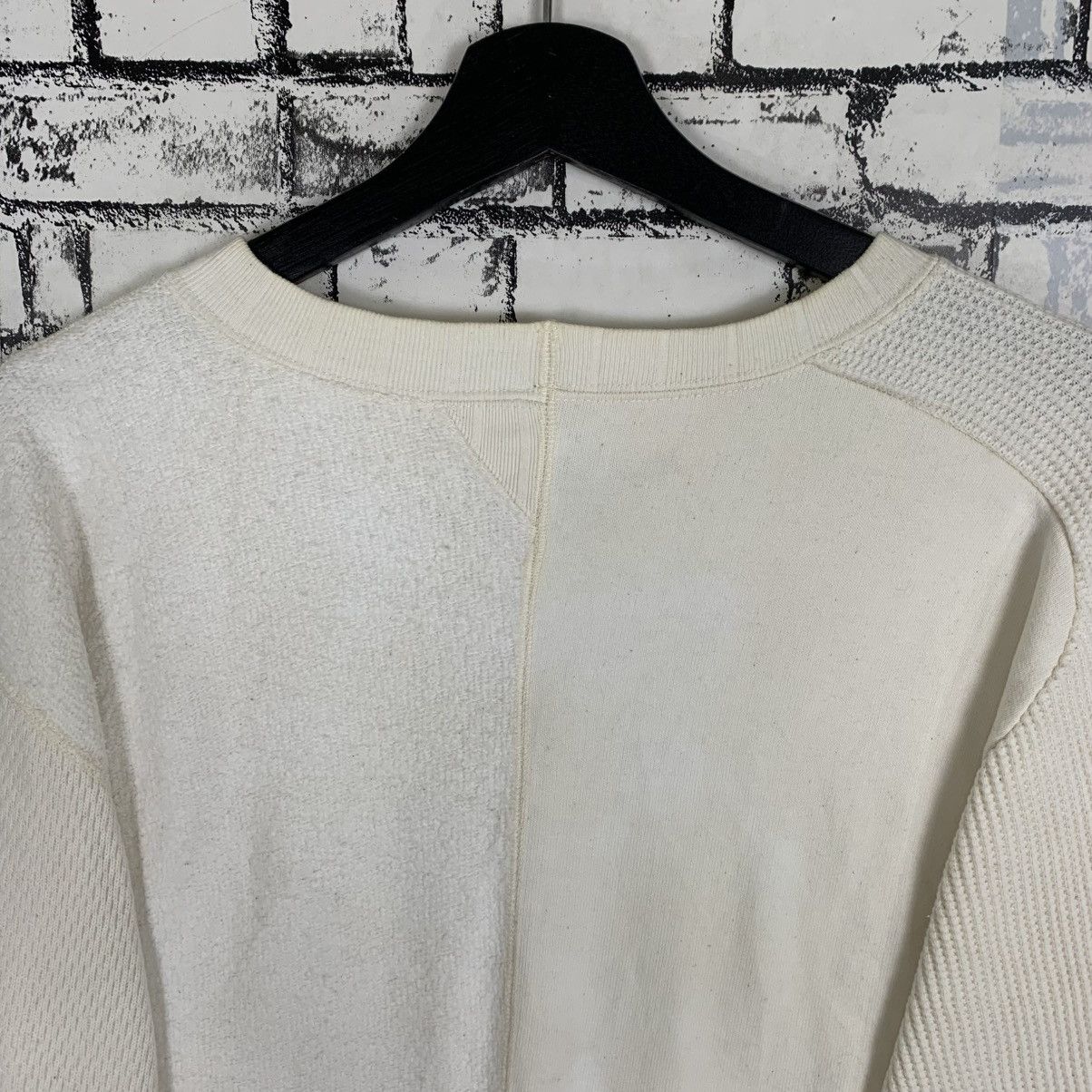 Designer × Nigel Cabourn × Vintage Nigel Cabourn 40s Double V Neck Pullover Sweatshirt Size XL / US 12-14 / IT 48-50 - 7 Thumbnail