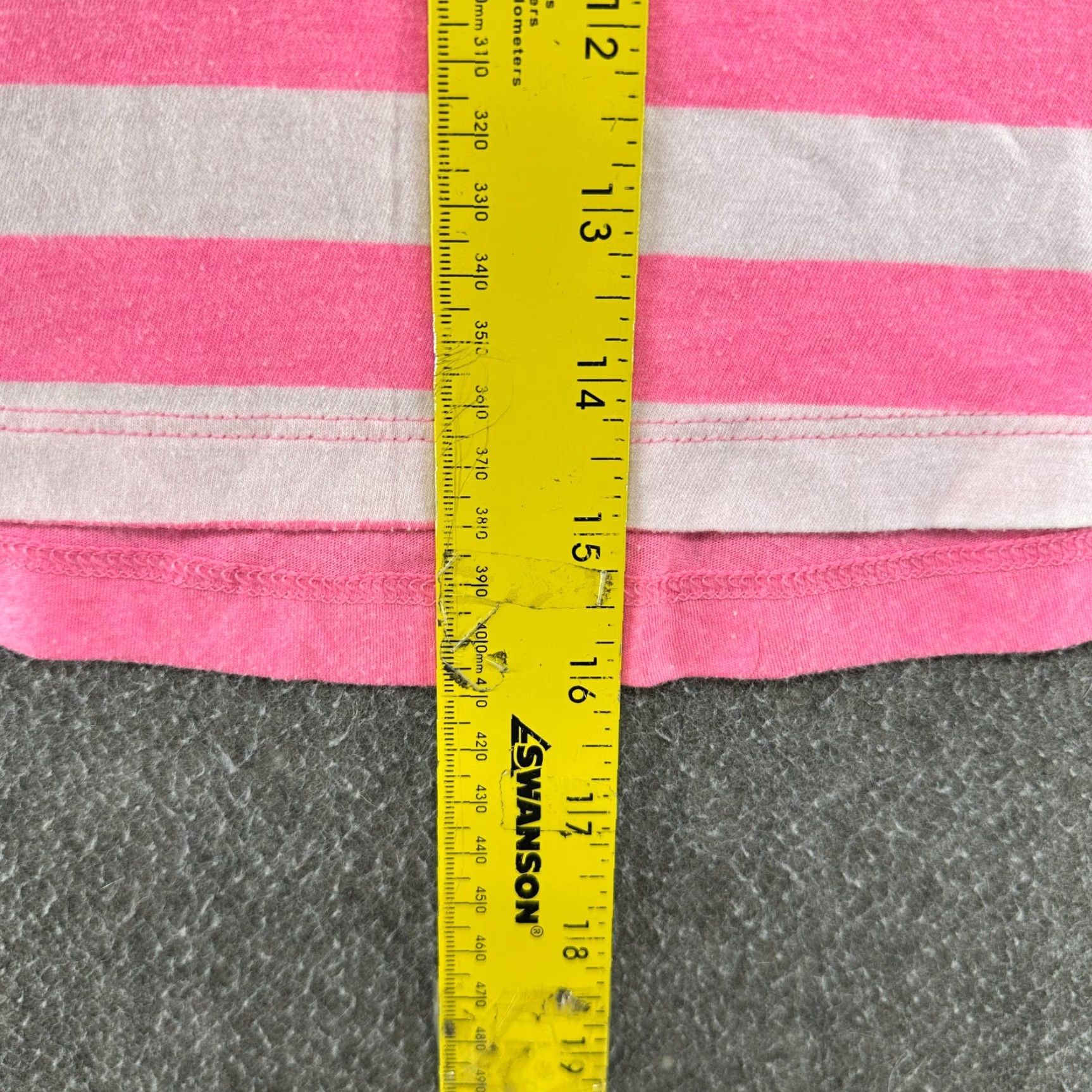 Pinko VINTAGE Hawaii Hi Shirt Womens Small Pink Tank Top Sleeveless Cotton Striped Y2K Size S / US 4 / IT 40 - 5 Thumbnail