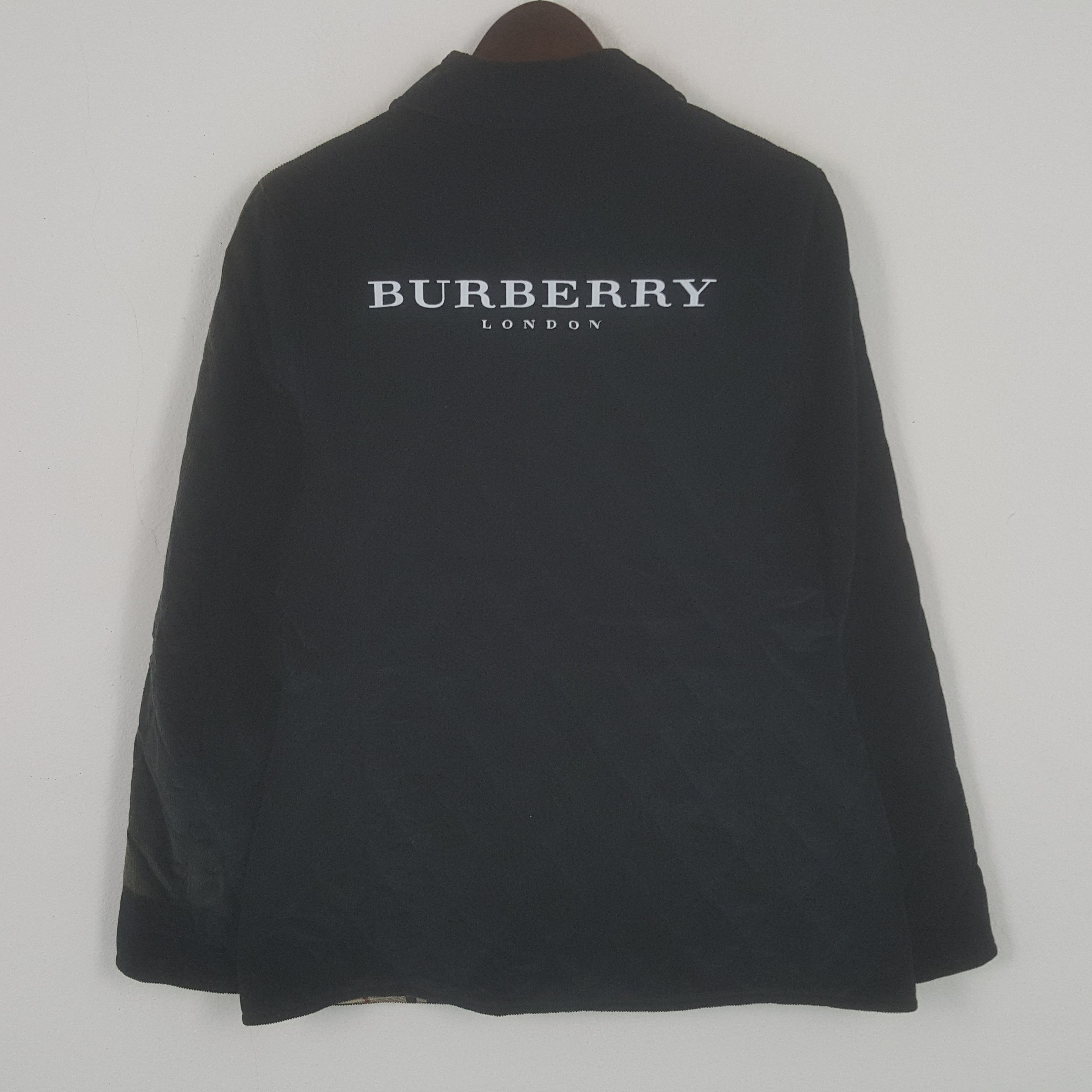 Burberry × Vintage Vintage Burberry London Button Up Custom Art Jacket Size S / US 4 / IT 40 - 1 Thumbnail