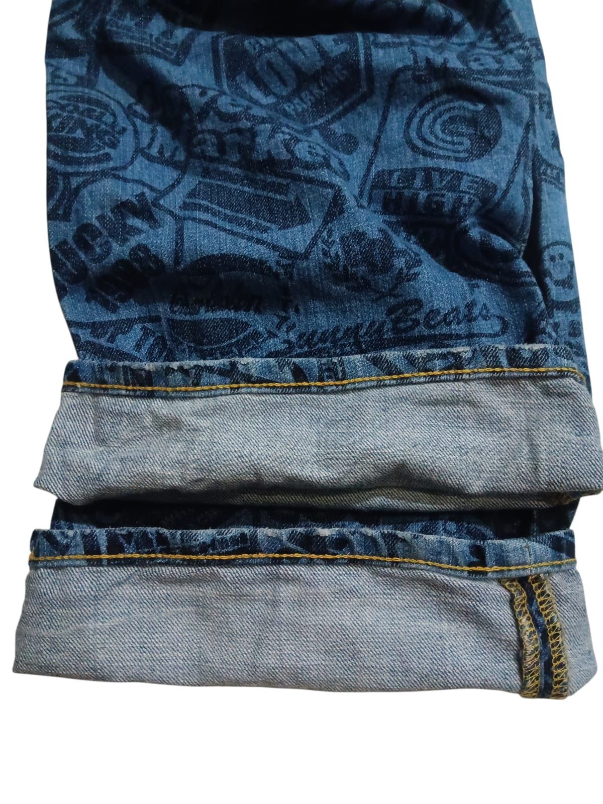 Hysteric Glamour Co&Lu alloverprint blue denim Size US 33 - 6 Thumbnail