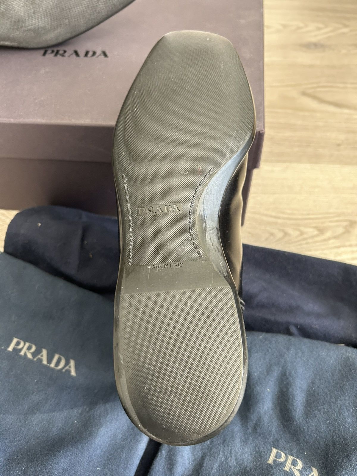 Prada Vintage Prada Black Leather boots Size US 6.5 / EU 39-40 - 5 Thumbnail