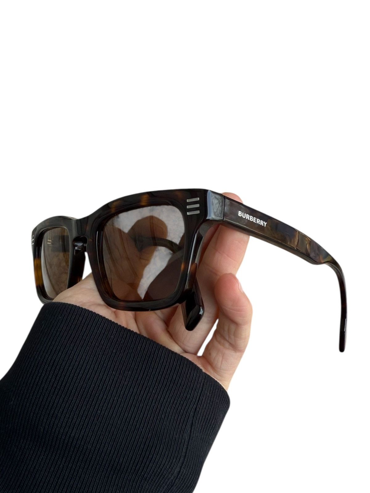 Burberry Burberry turtle shell brown sunglasses Size ONE SIZE - 3 Thumbnail