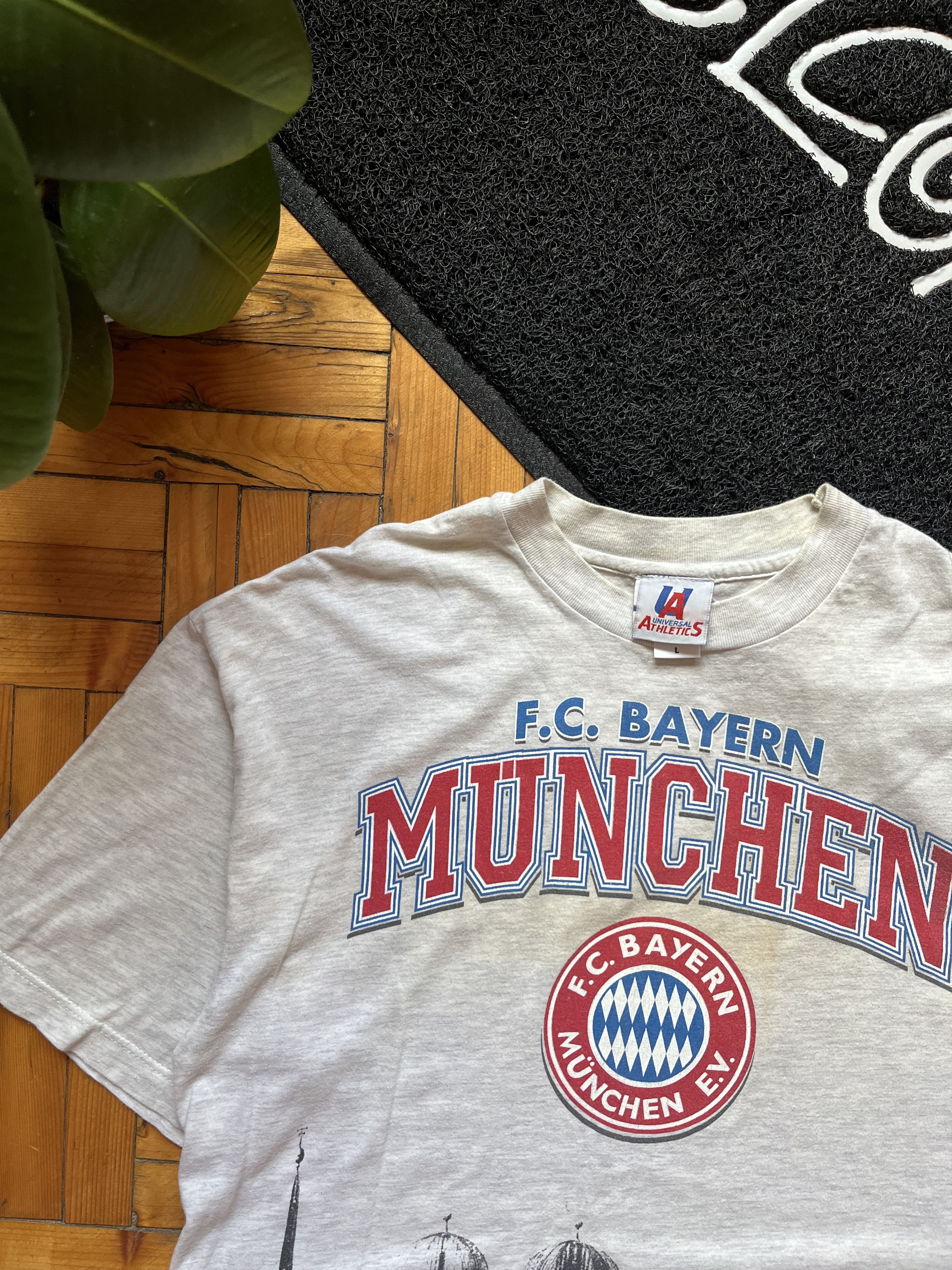 Vintage FC Bayern Munchen 90's Universal Athletic Gray T-shirt Size US L / EU 52-54 / 3 - 2 Thumbnail