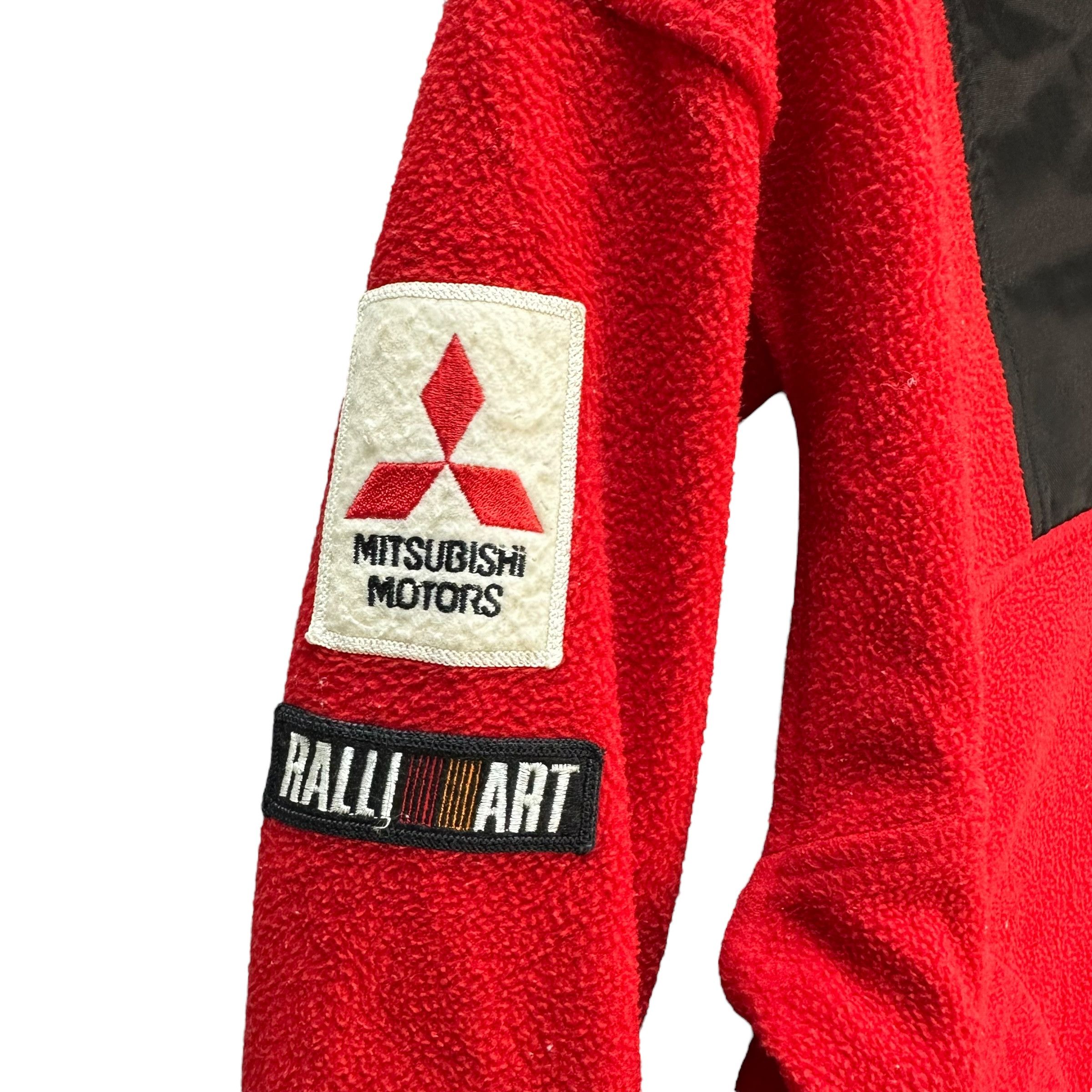 Japanese Brand MITSUBISHI RALLI ART Half Zip Pullover Fleece #A45-1039 Size US M / EU 48-50 / 2 - 7 Thumbnail