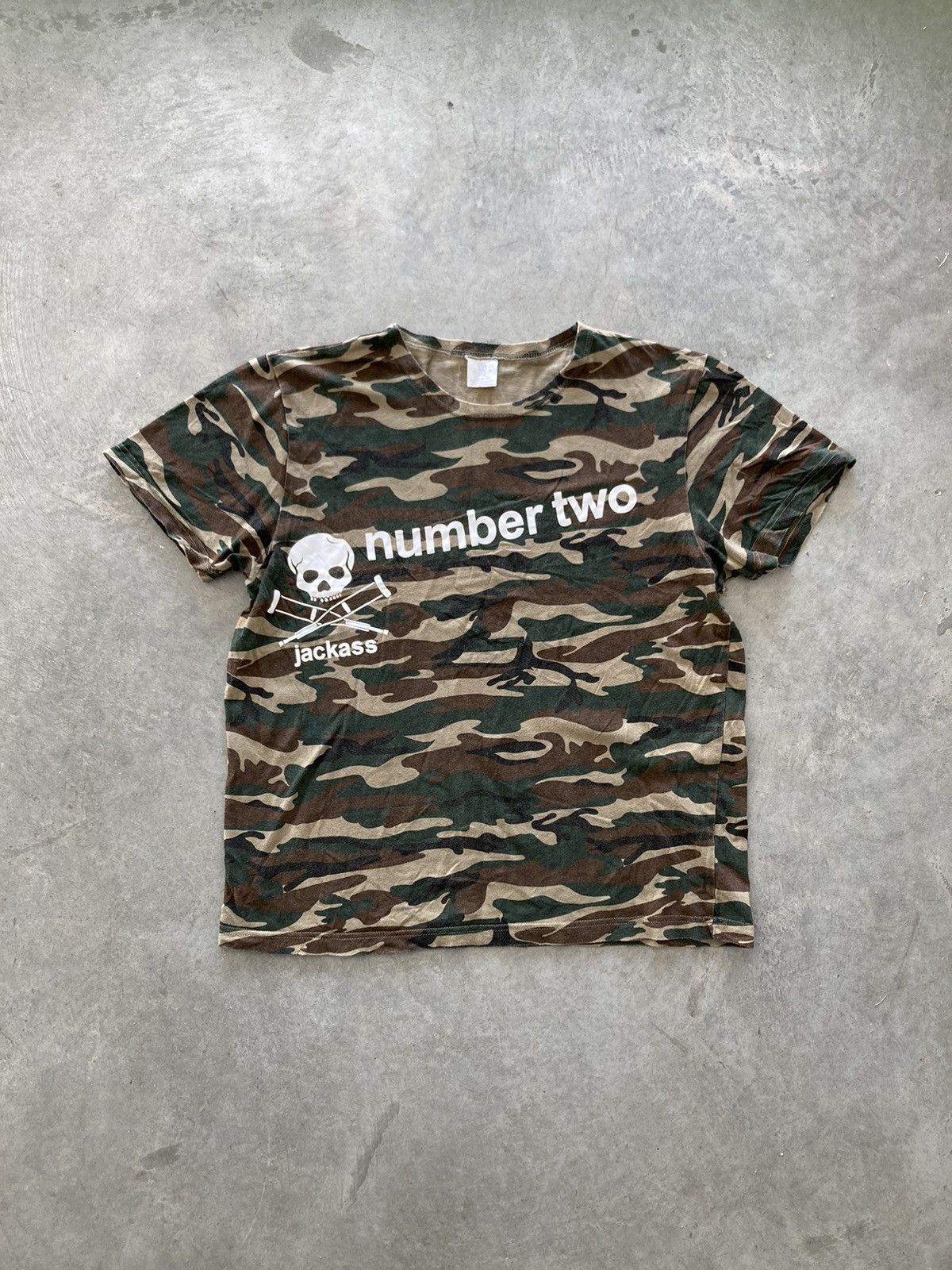 Band Tees 2006 Jackass Number Two Promo Camo Tee Size US XL / EU 56 / 4 - 1 Thumbnail