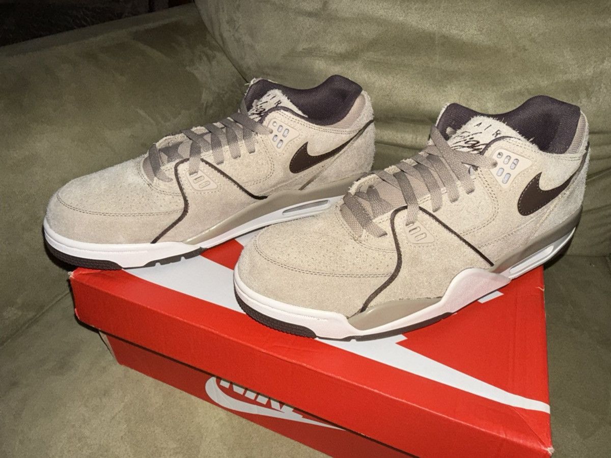Nike Nike Air Flight ‘89 Low Khaki Suede, w/OG Box, NEW size 11 Size US 11 / EU 44 - 6 Thumbnail