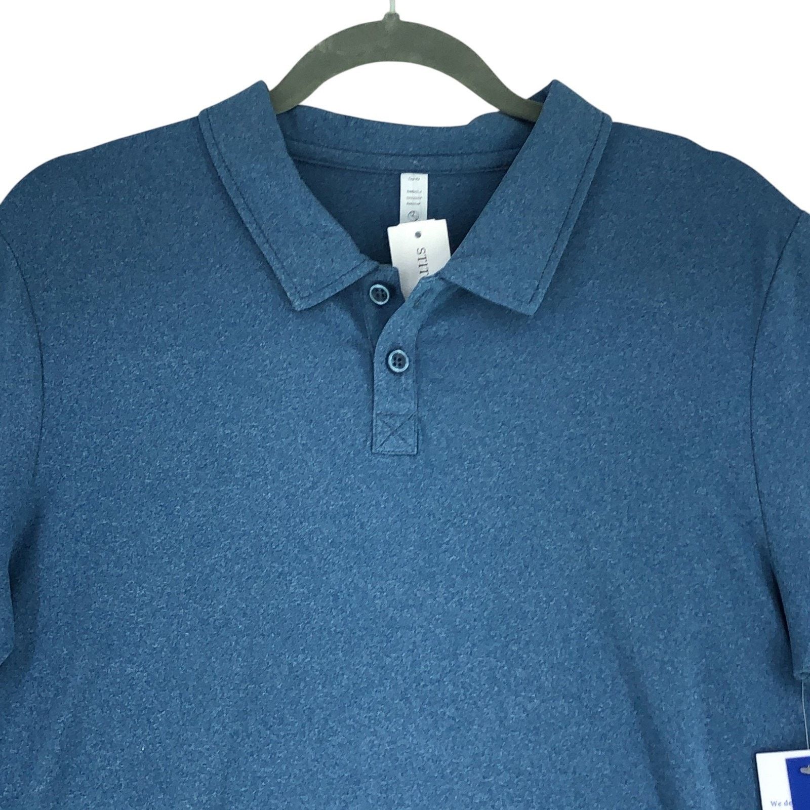 Threads 4 Thought Threads 4 Thought Polo Shirt XL Paulette Heather Luxe Jersey Size US XL / EU 56 / 4 - 2 Thumbnail