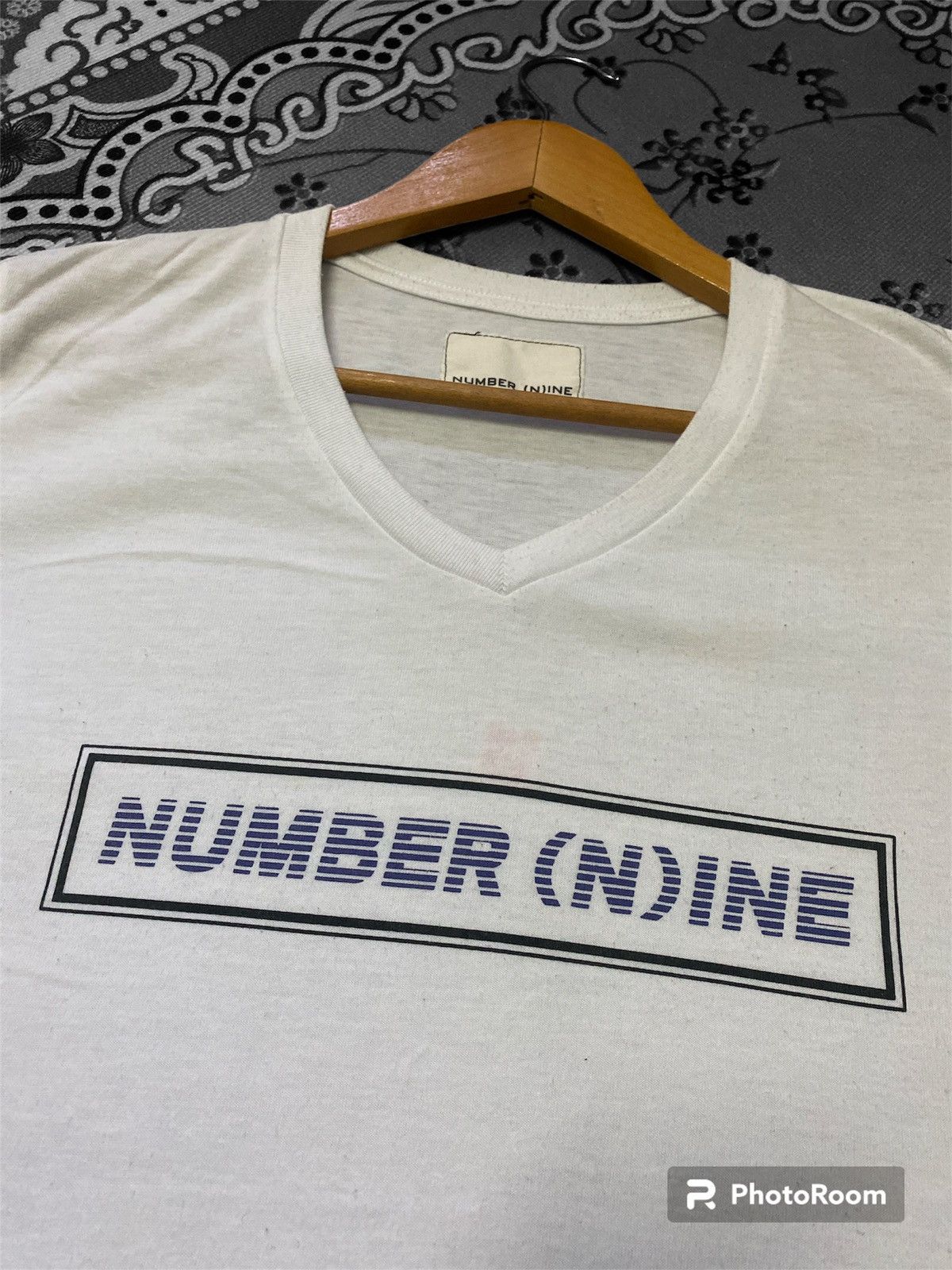 Japanese Brand × Number (N)ine × Takahiromiyashita The Soloist. ‼️RARE‼️COMBO 2 PIECES NUMBER(N)INE BOX LOGO SHIRT TEE🔥 Size US M / EU 48-50 / 2 - 14 Thumbnail