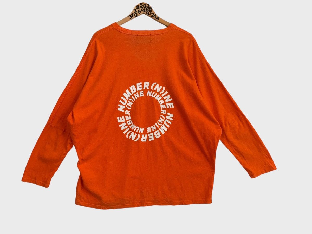 Number (N)ine Number (N)ine Distressed Faded Big Logo Back Baggy Style Tee Size US XL / EU 56 / 4 - 6 Thumbnail
