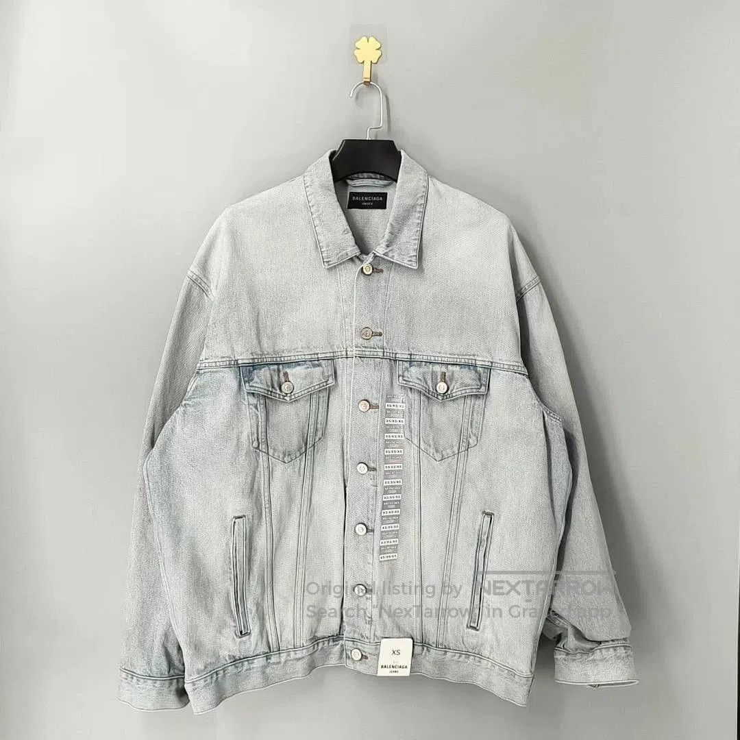 Balenciaga Balenciaga SS24 Washed Denim Jacket. Size US XS / EU 42 / 0 - 1 Thumbnail
