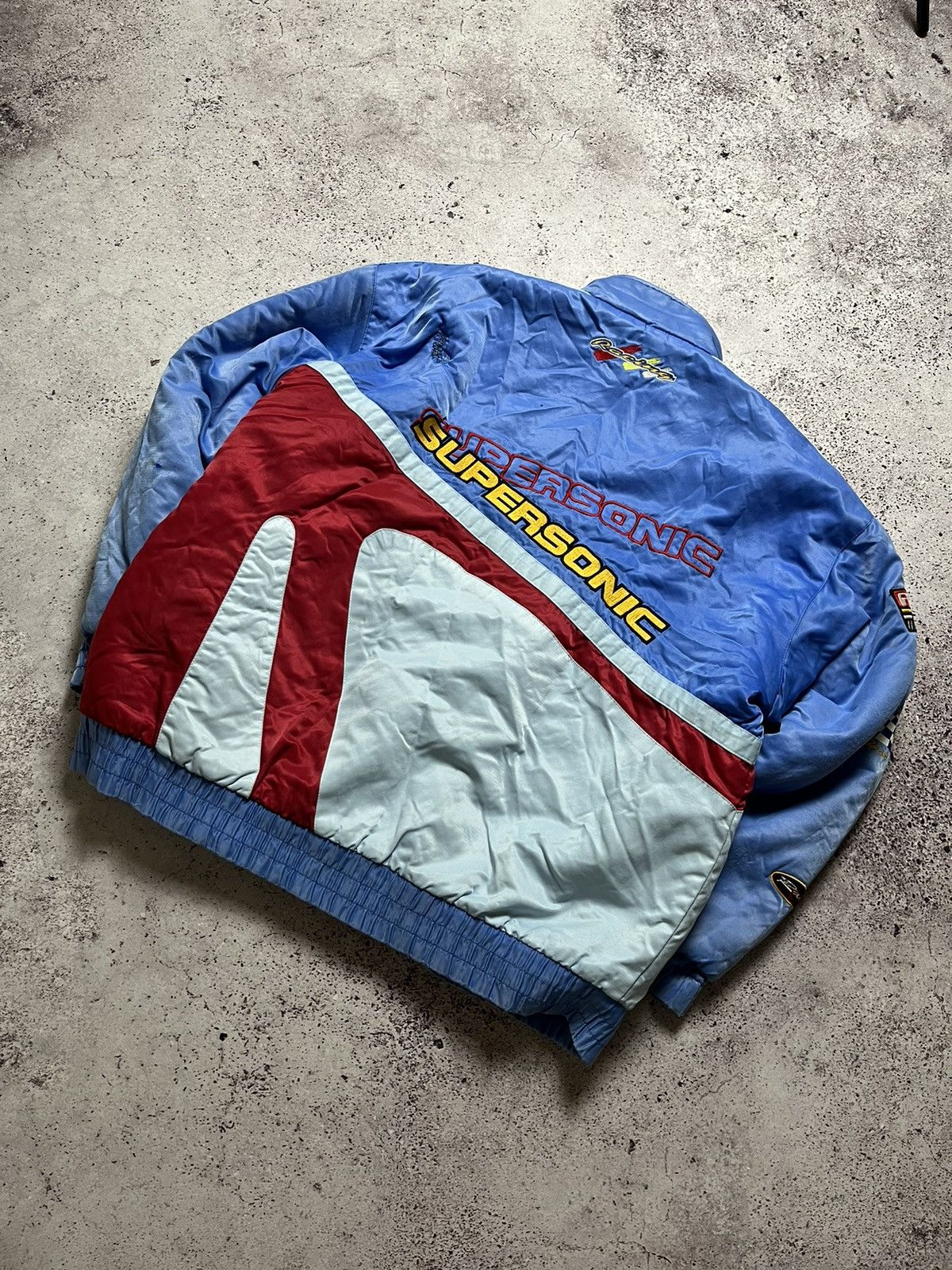 Vintage Supersonic Racing Jacket Rare Y2K M&M Hot Wheel 500 Size US XL / EU 56 / 4 - 9 Thumbnail
