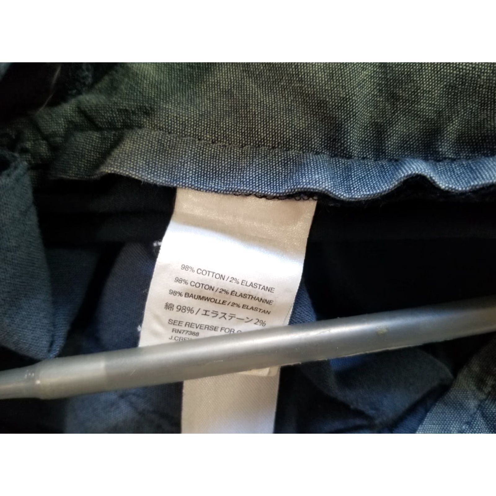 J.Crew J. Crew Stretch Chino Casual Shorts Mens Size 29 Gray Blue Gray Regular Chino Casual Men 29 Stretch Size US 29 - 5 Thumbnail