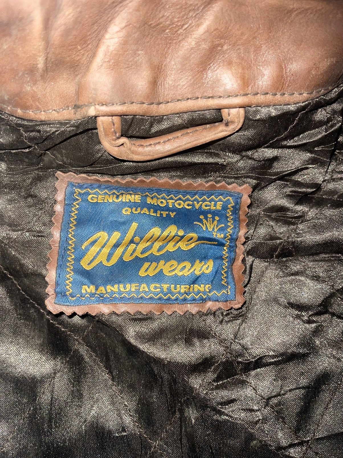 Vintage WILLIE Retro Racing Jacket Zipper Chest Buckle Straps Size US S / EU 44-46 / 1 - 3 Thumbnail