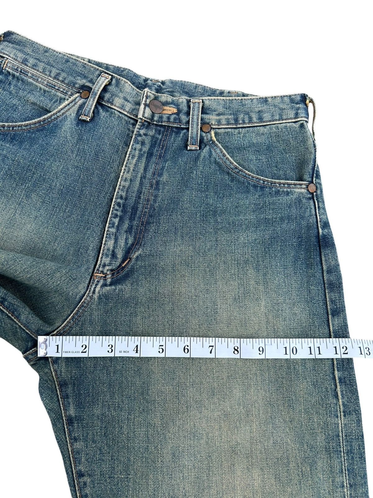 Kapital Vintage Buckle Back Wrangler Blue Bell Distressed Denim Jean Size US 30 / EU 46 - 15 Thumbnail