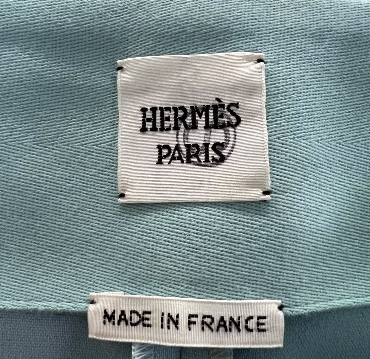 Hermes Hermès Light Blue Wide-Leg Pants J41 Size 28" / US 6 / IT 42 - 3 Thumbnail