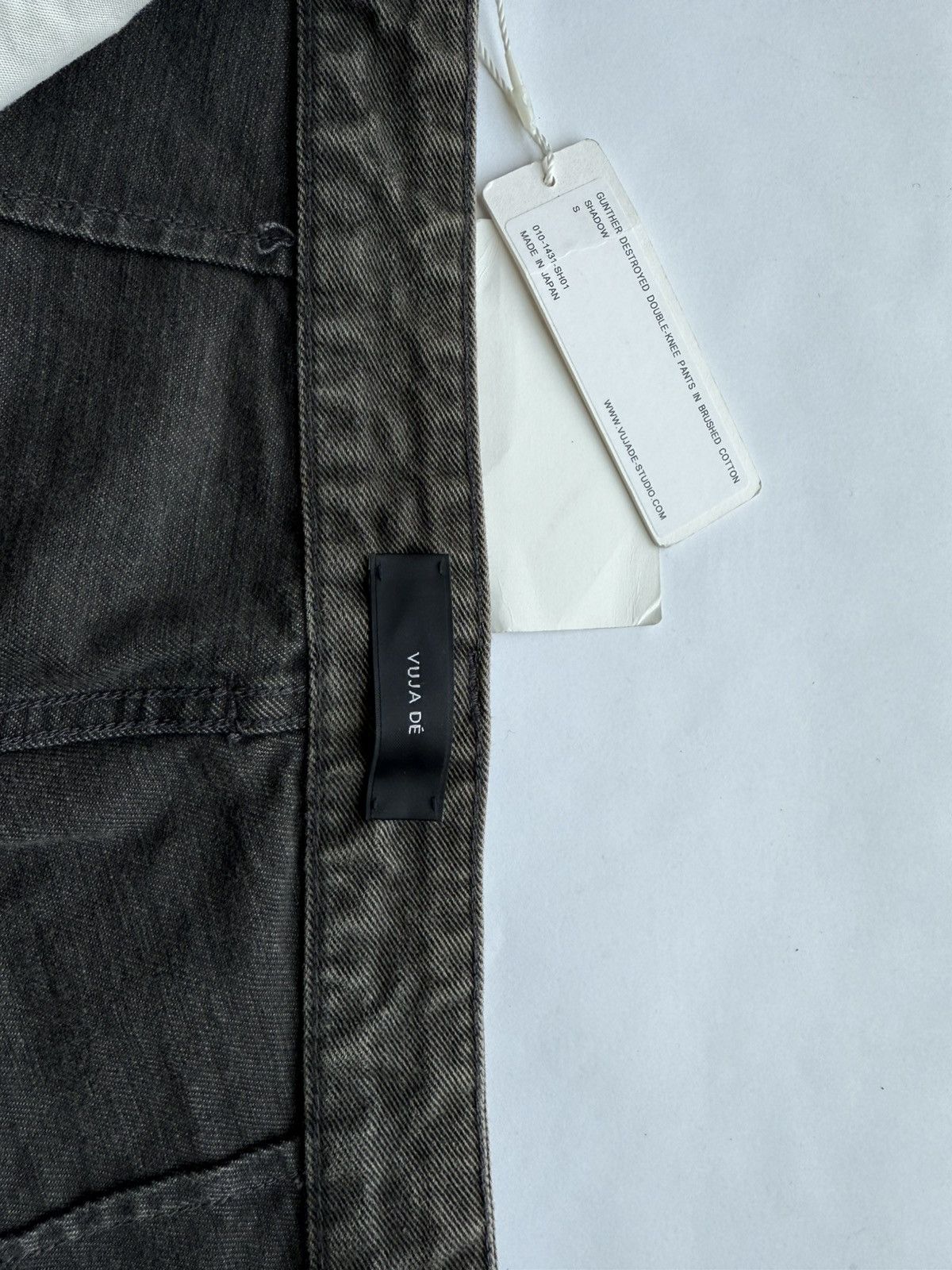 Vuja De VUJDAE GUNTHER DESTROYED DOUBLE-KNEE PANTS IN BRUSHED Size US 32 / EU 48 - 6 Thumbnail