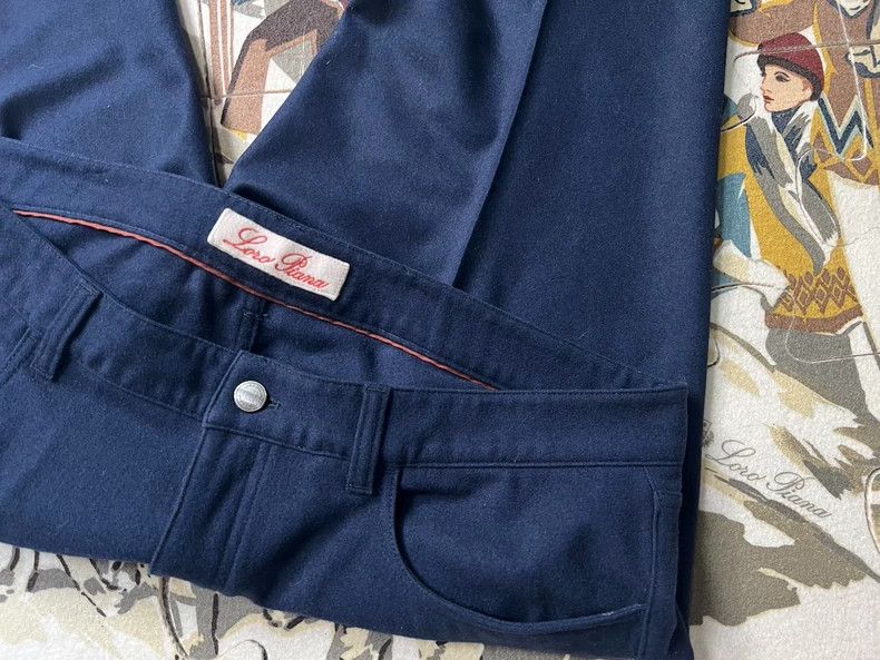 Loro Piana LORO PIANA Sheepskin felt casual nine inch pants Size US 40 / EU 56 - 5 Thumbnail