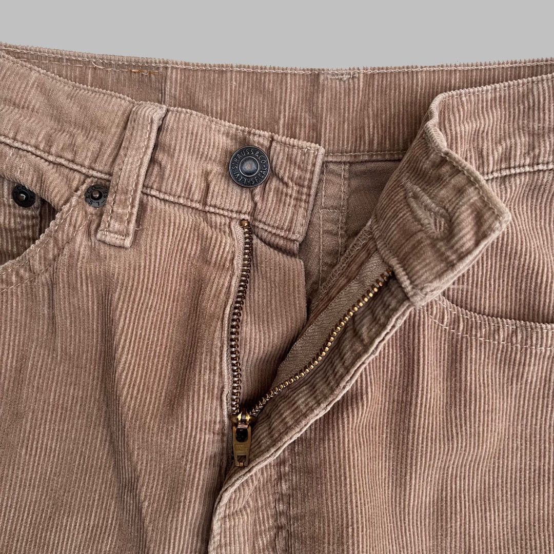 Levi's × Vintage Levi’s 517 1995 Vintage Japan Made W26 Brown Corduroy Pants Size 26" / US 2 / IT 38 - 4 Thumbnail