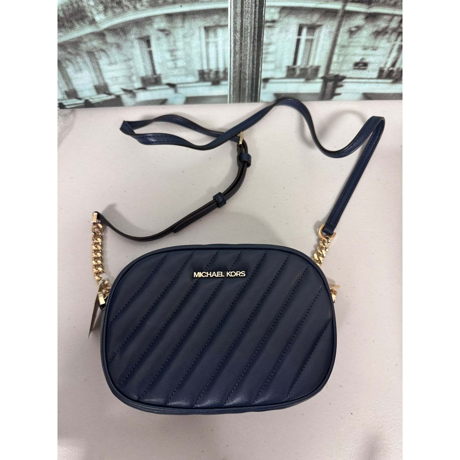 Michael Kors Michael Kors 35S1GX0C1U Rose Small Oval Camera IN Black Size ONE SIZE - 2 Thumbnail