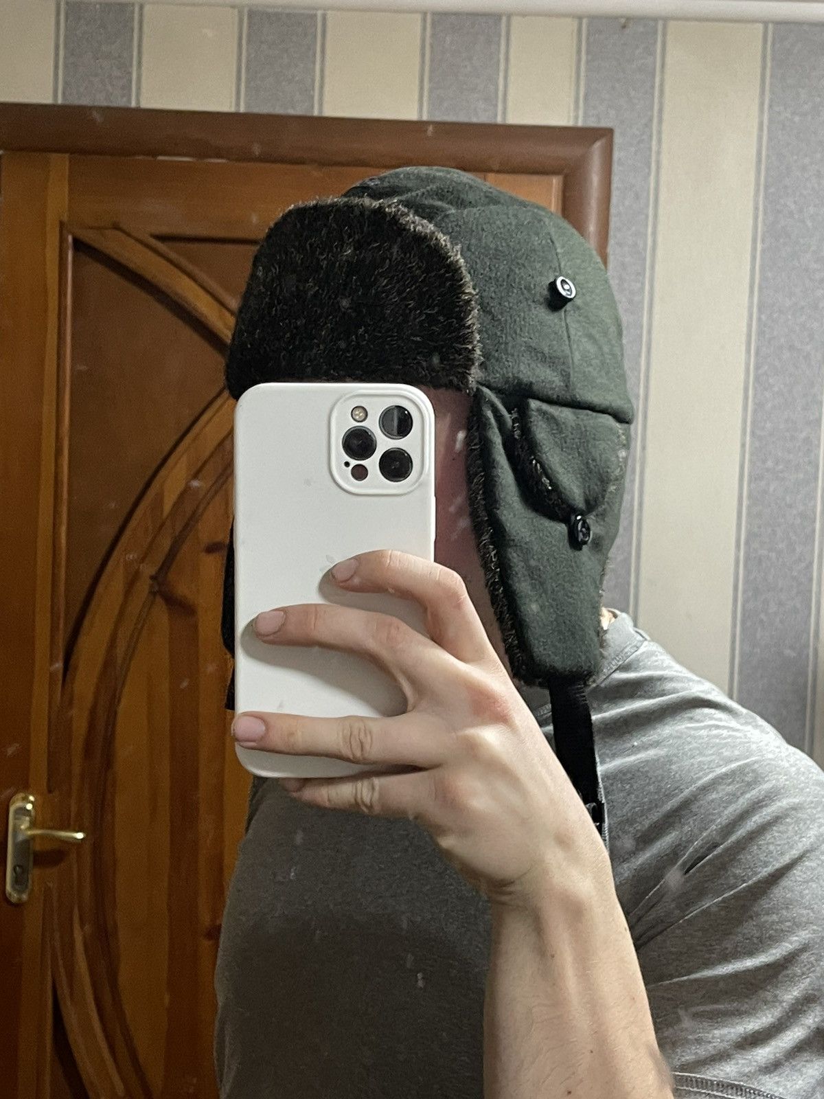 Vintage Vintage 90's Military Style Outdoor Warm Trapper Ushanka Hat Size ONE SIZE - 4 Thumbnail