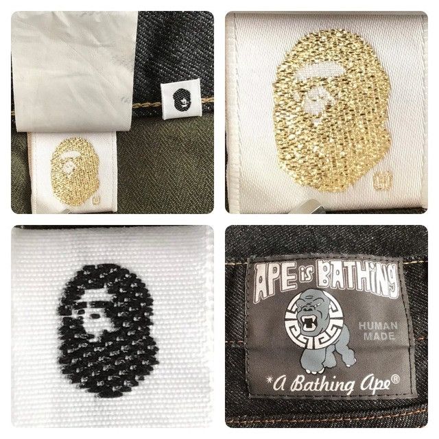 Bape × Swarovski Swarovski BAPE STA black denim pants a bathing ape ★size L Size US 34 / EU 50 - 10 Thumbnail