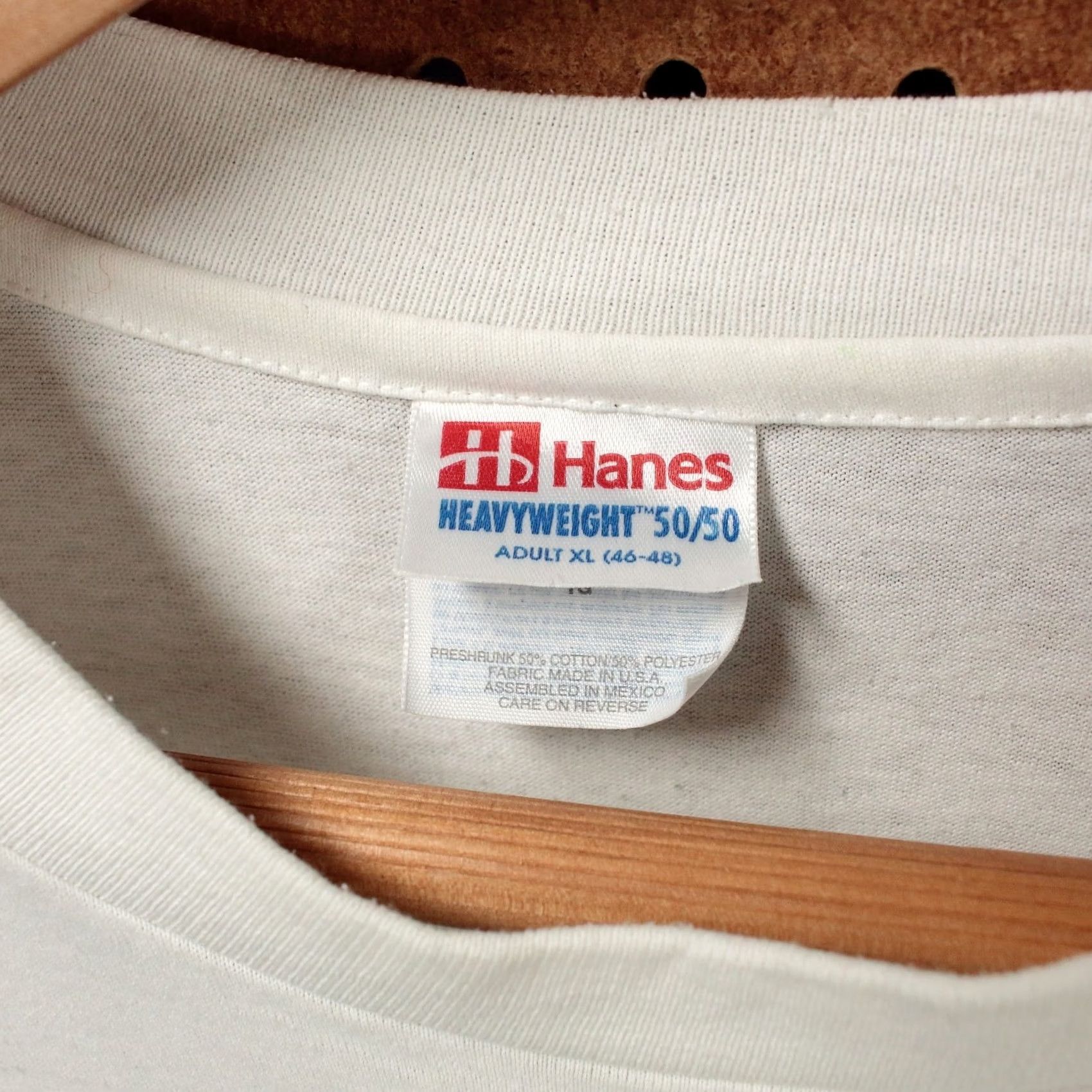 Hanes vtg 1996 USA SHOOTING JUNIOR OLYMPICS t-shirt XL white Hanes Unisex Adults Short Sleeve Crew Neck Cotton Blend Graphic Print Vintage 90s Size US XL / EU 56 / 4 - 5 Thumbnail