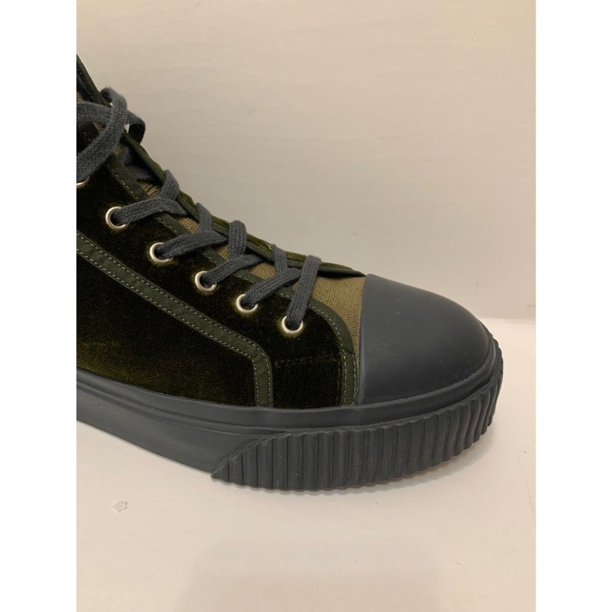 Theory THEORY CHUNKY VELVET HI-TOP SNEAKER Size US 11 / EU 44 - 6 Thumbnail
