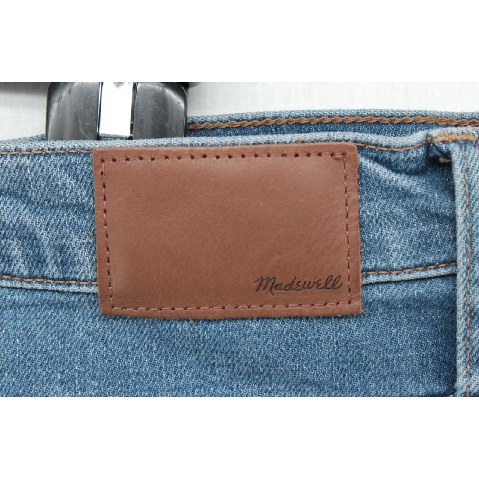Madewell Madewell Slim Denim Boot Jean Womens 36 High Rise Distressed Medium Wash NA931 Jeans Size 25" / US 0 / IT 36 - 7 Thumbnail