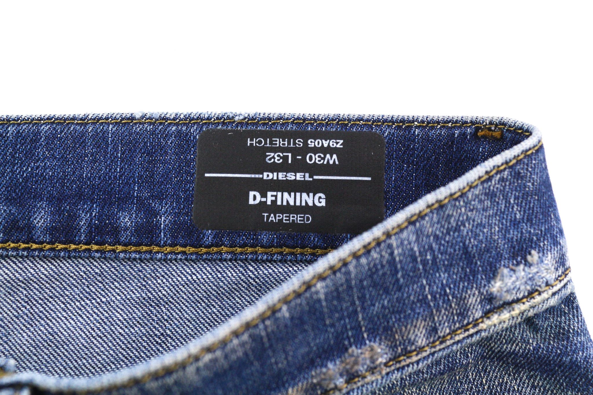 Diesel D-FINING Z9A05 W30/L32 Stretch Blue Denim 40425 Size US 30 / EU 46 - 6 Thumbnail