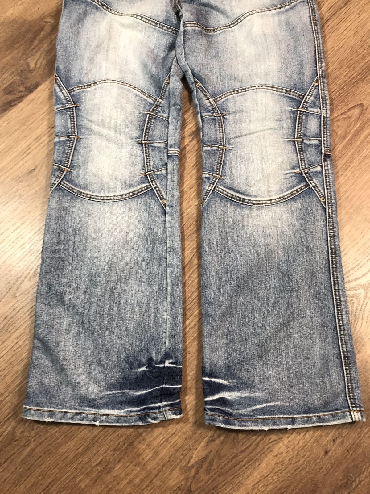 Japanese Brand × Vintage Vintage Denim Pants Double Knee Jeans Size US 36 / EU 52 - 2 Thumbnail