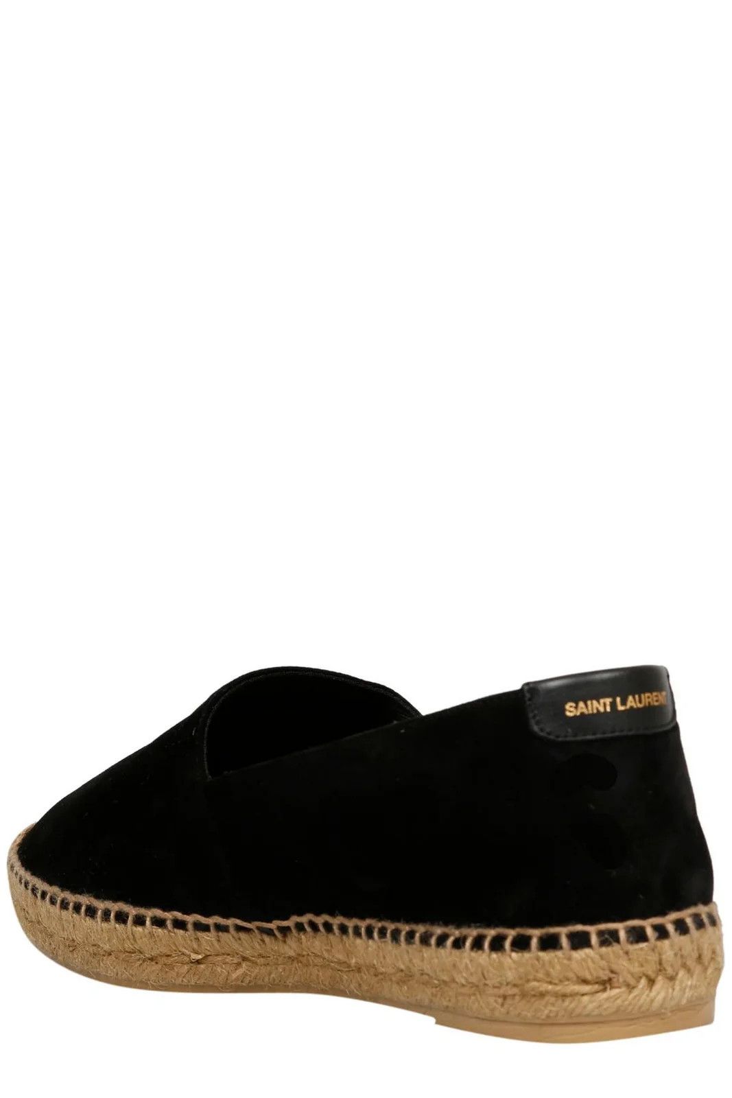 Saint Laurent Paris o1bcso1str0125 Espadrilles In Suede in Black Size US 7 / EU 40 - 3 Thumbnail
