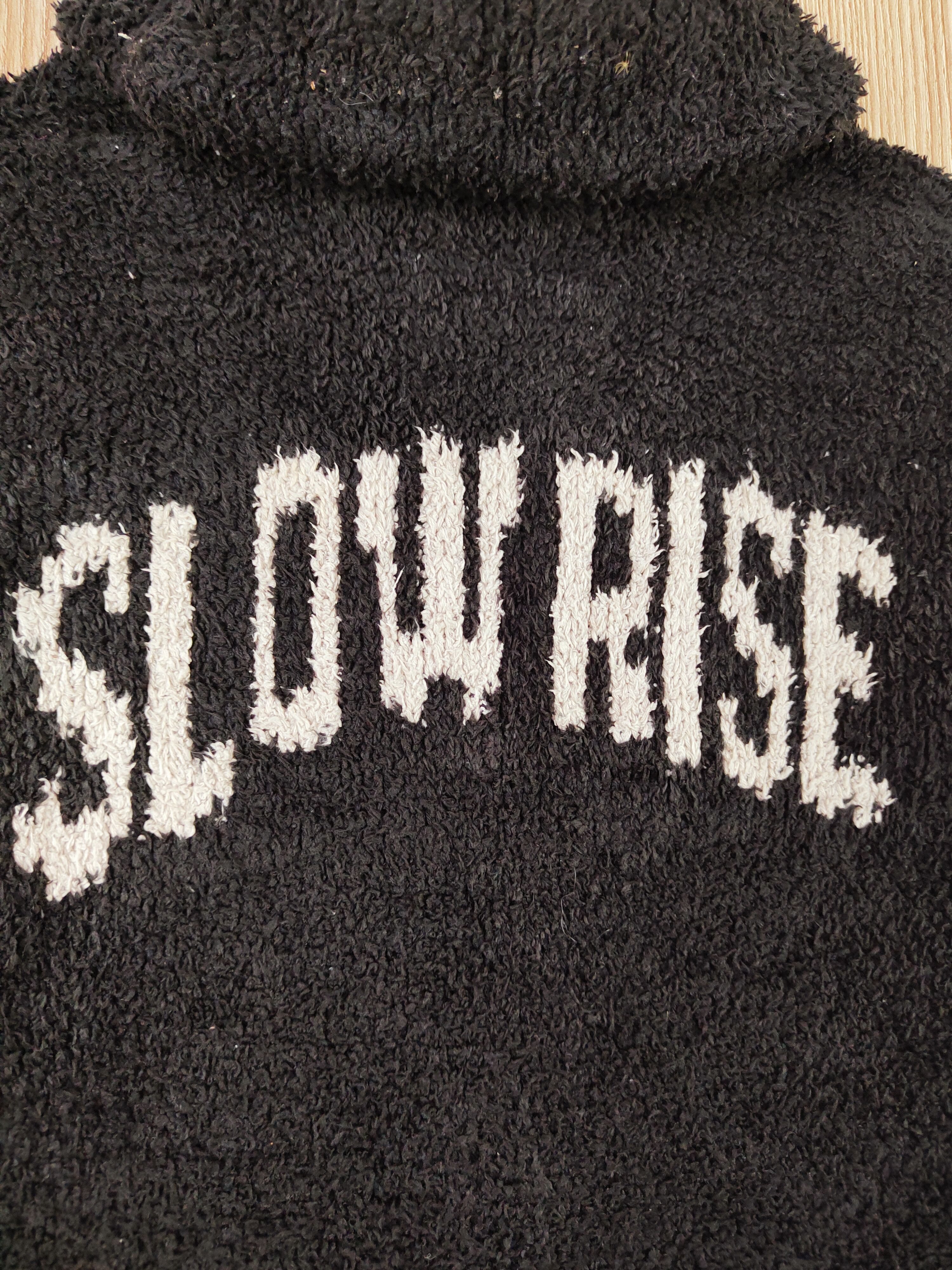 Japanese Brand Bayflow slow rise Black fleece Knitwear Cardigan #W263 Size M / US 6-8 / IT 42-44 - 8 Thumbnail