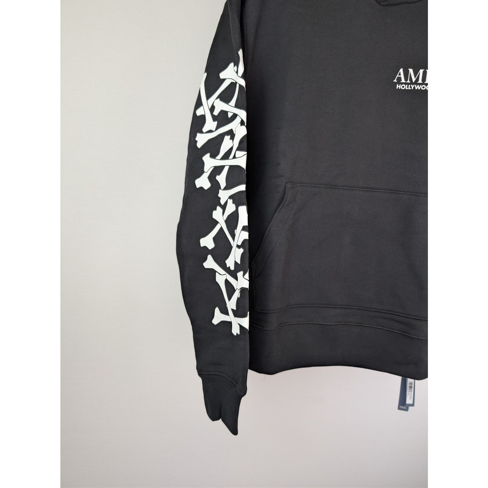 Amiri o1rshd1 Bones Stacked Hoodie in Black 2XL Size US XXL / EU 58 / 5 - 4 Thumbnail