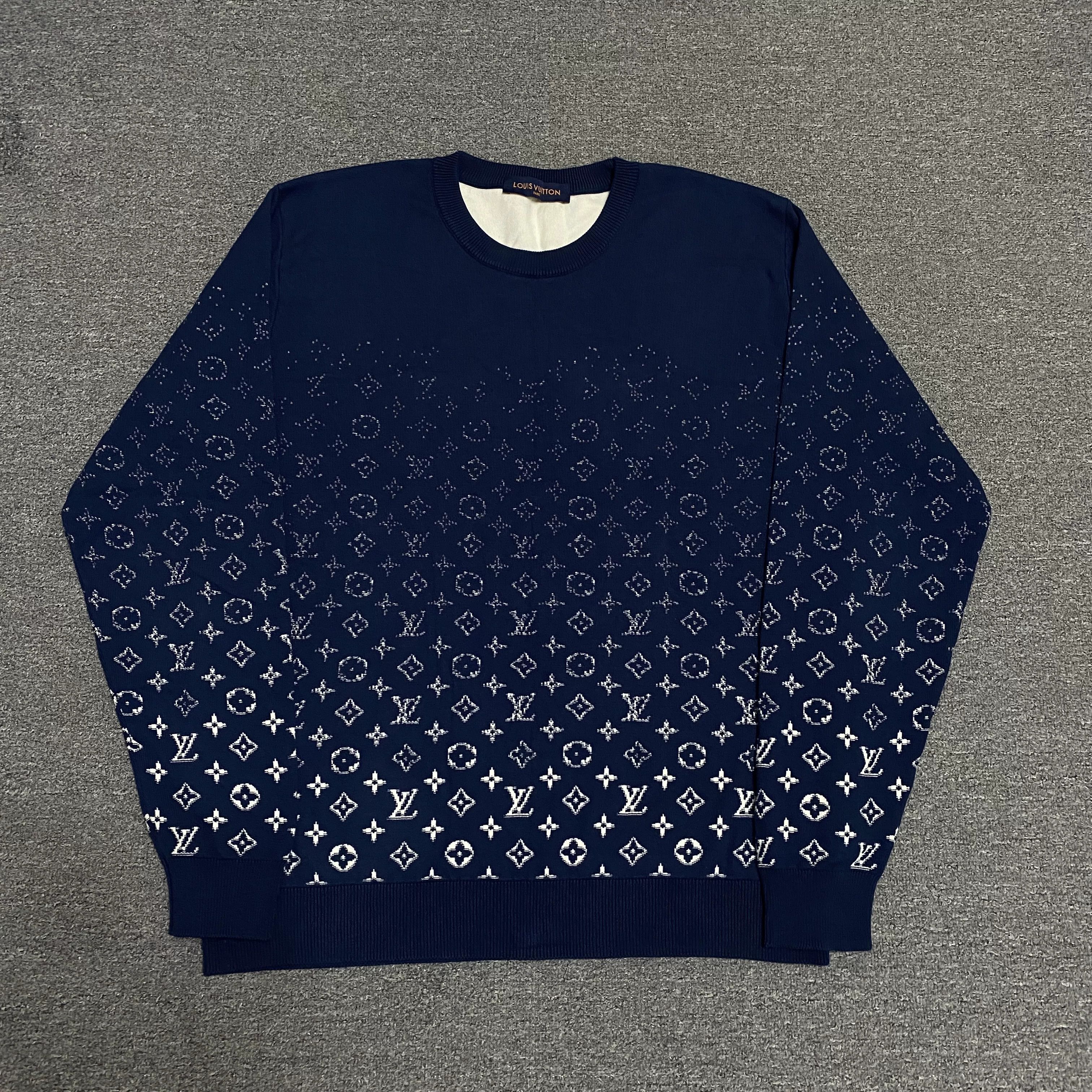 Louis Vuitton Louis Vuitton Gradient All-Over Print Sweatshirt Size US XXL / EU 58 / 5 - 1 Thumbnail