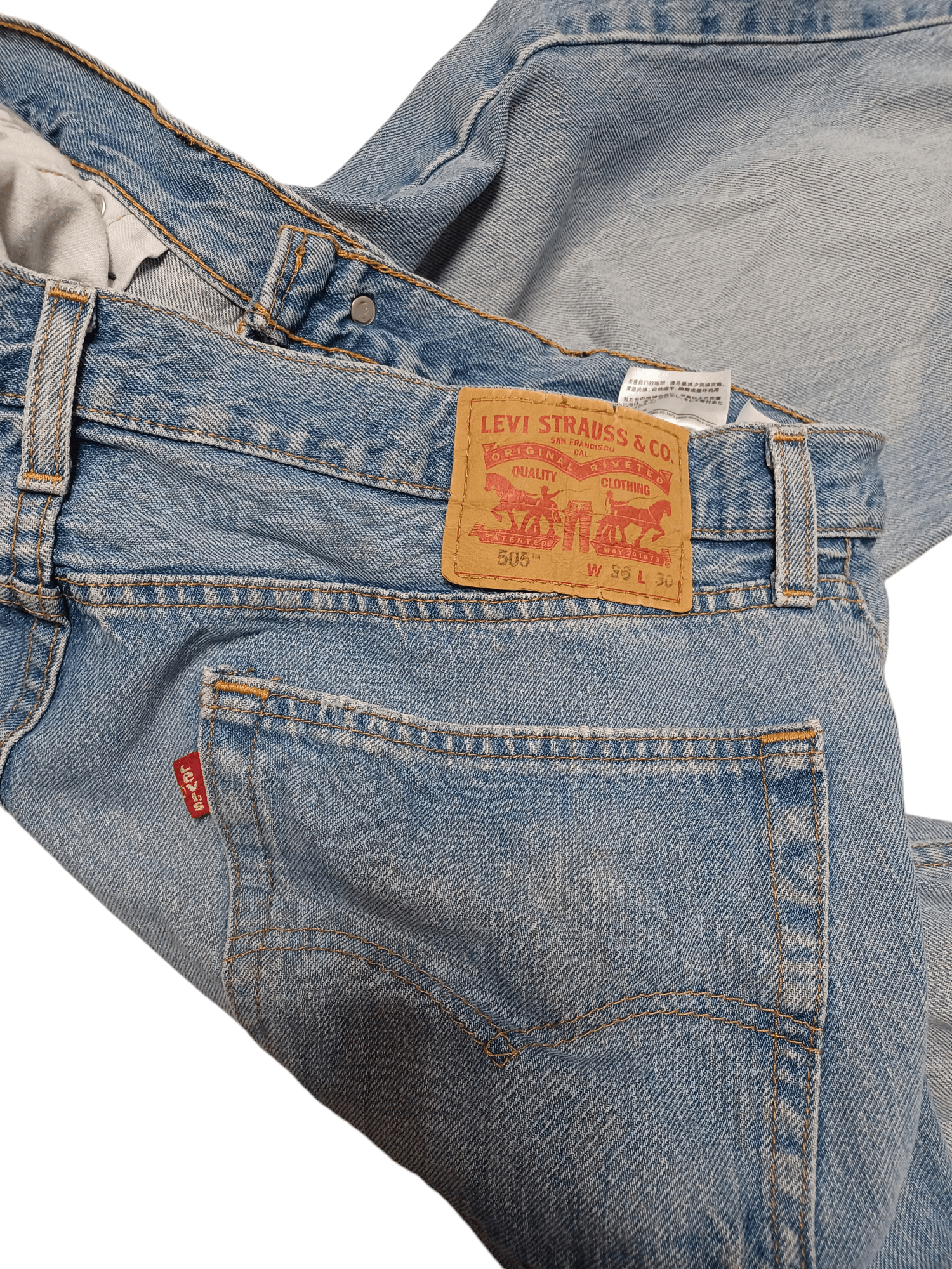 Levi's LEVI`S 550 BAGGY W36 L30 JEANS DENIM SK8 STREETWEAR Size US 36 / EU 52 - 5 Thumbnail