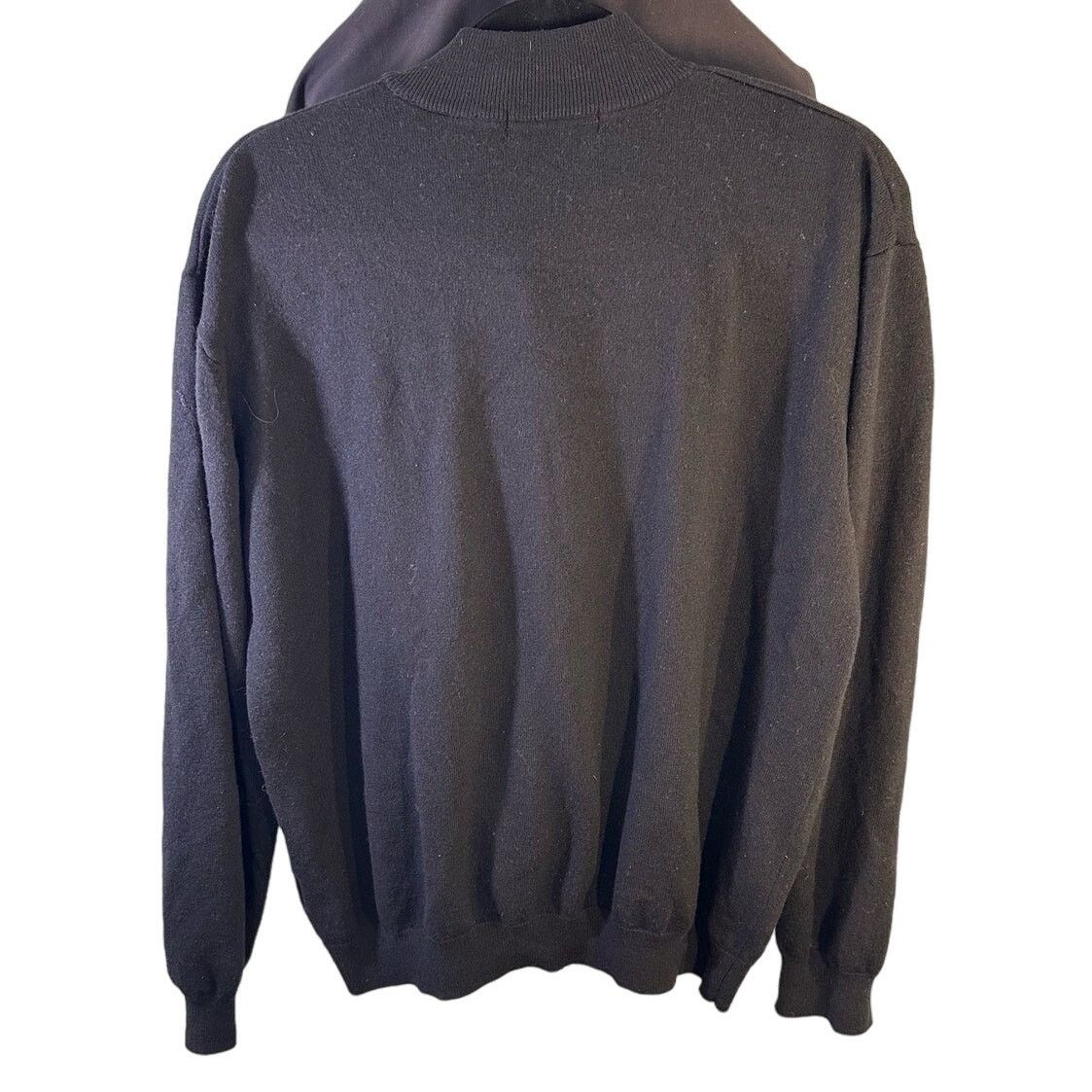 BUGATCHI Bugatchi Uomo Men's 1/4 Zip Mock Neck Sweater Size US L / EU 52-54 / 3 - 2 Thumbnail
