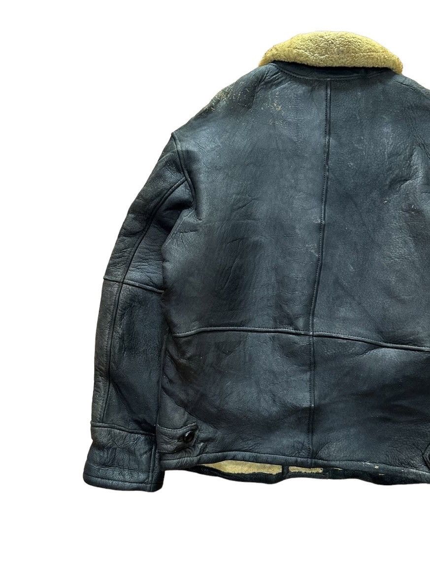 Vintage Roberto Massini Shearling Leather Jacket Size US M / EU 48-50 / 2 - 10 Thumbnail
