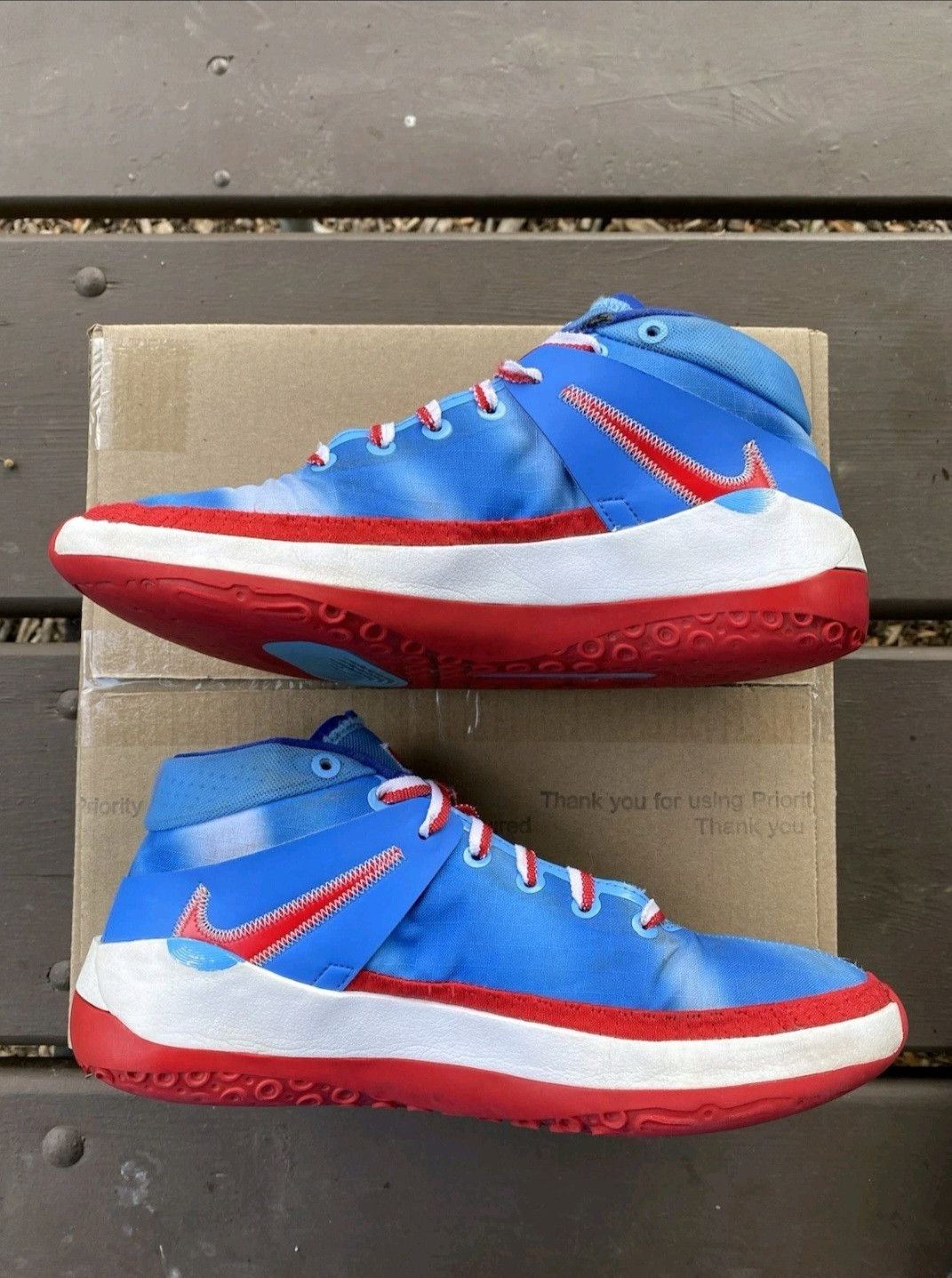 Nike Nike KD 13 New Jersey Nets Hardwood Classics Size 8 Men Size US 8 / EU 41 - 4 Thumbnail