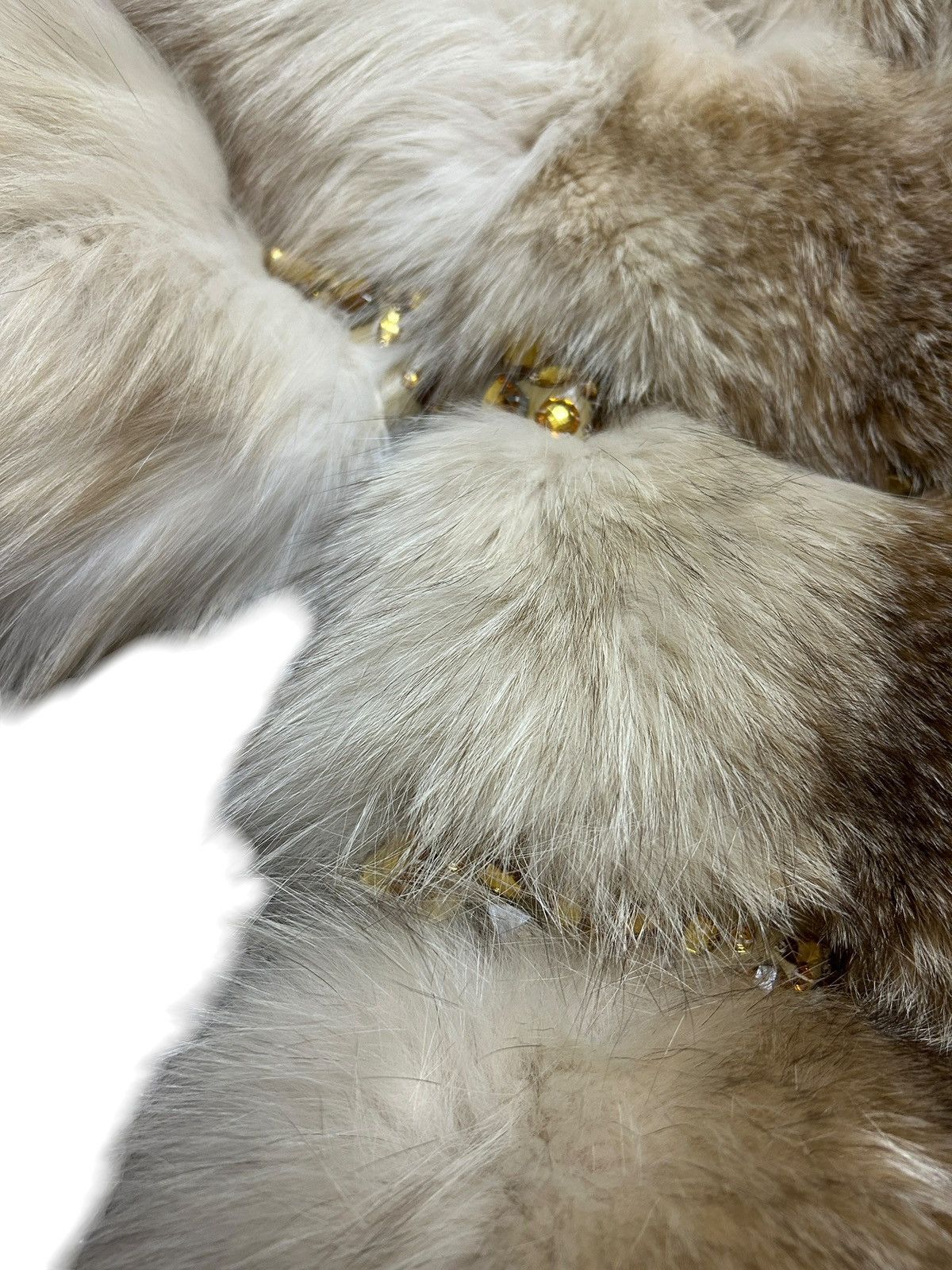 Dsquared2 F/W 14 Embellished Arctic Fox Fur Jacket Size S / US 4 / IT 40 - 6 Thumbnail
