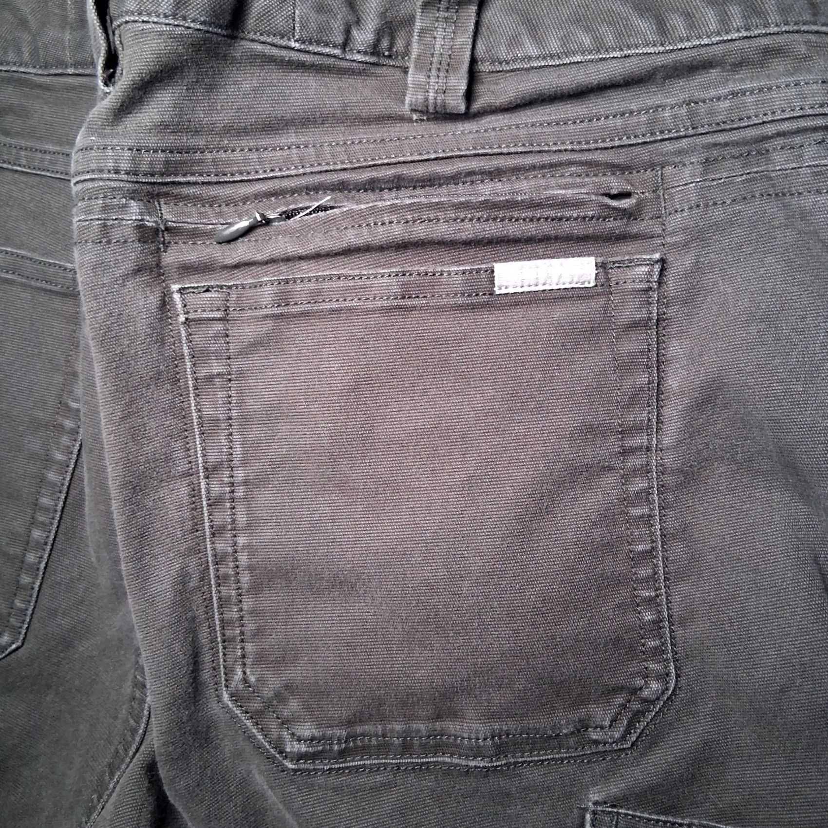 Duluth Trading Company Duluth Trading Co Pants Women 14 Regular Gray Canvas Double Knee Curvesetter Waist Workwear, Utility, Carpenter, Tapered Leg, 28" Inseam Size 36" / US 14 / IT 50 - 6 Thumbnail