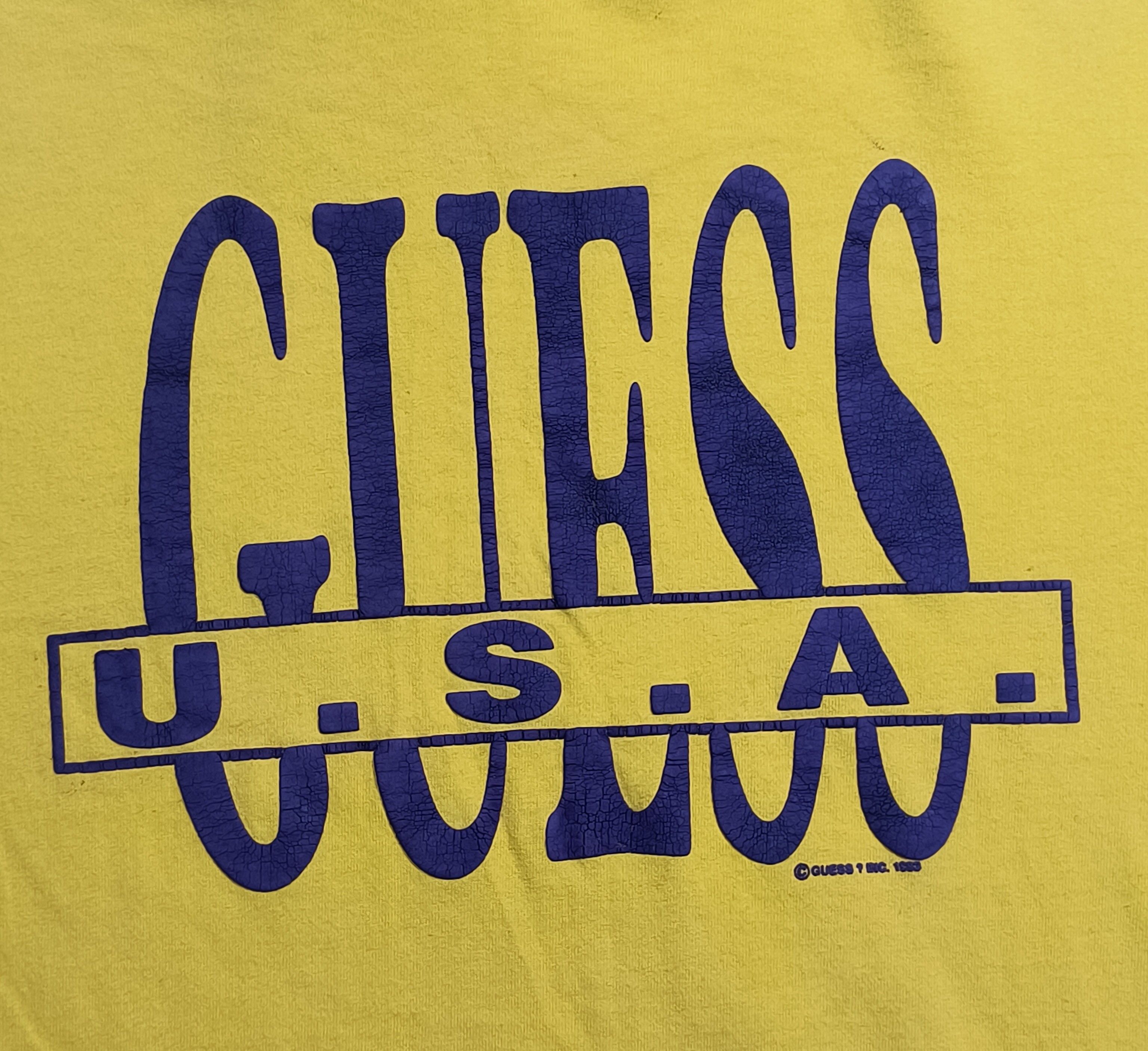 Georges Marciano Vintage Guess USA 1993 hoodie tee Size US XL / EU 56 / 4 - 1 Thumbnail