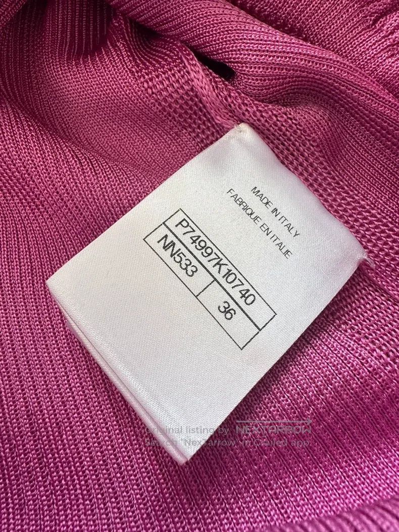 Chanel Chanel Purple vest wooden ear vest Size XS / US 0-2 / IT 36-38 - 5 Thumbnail