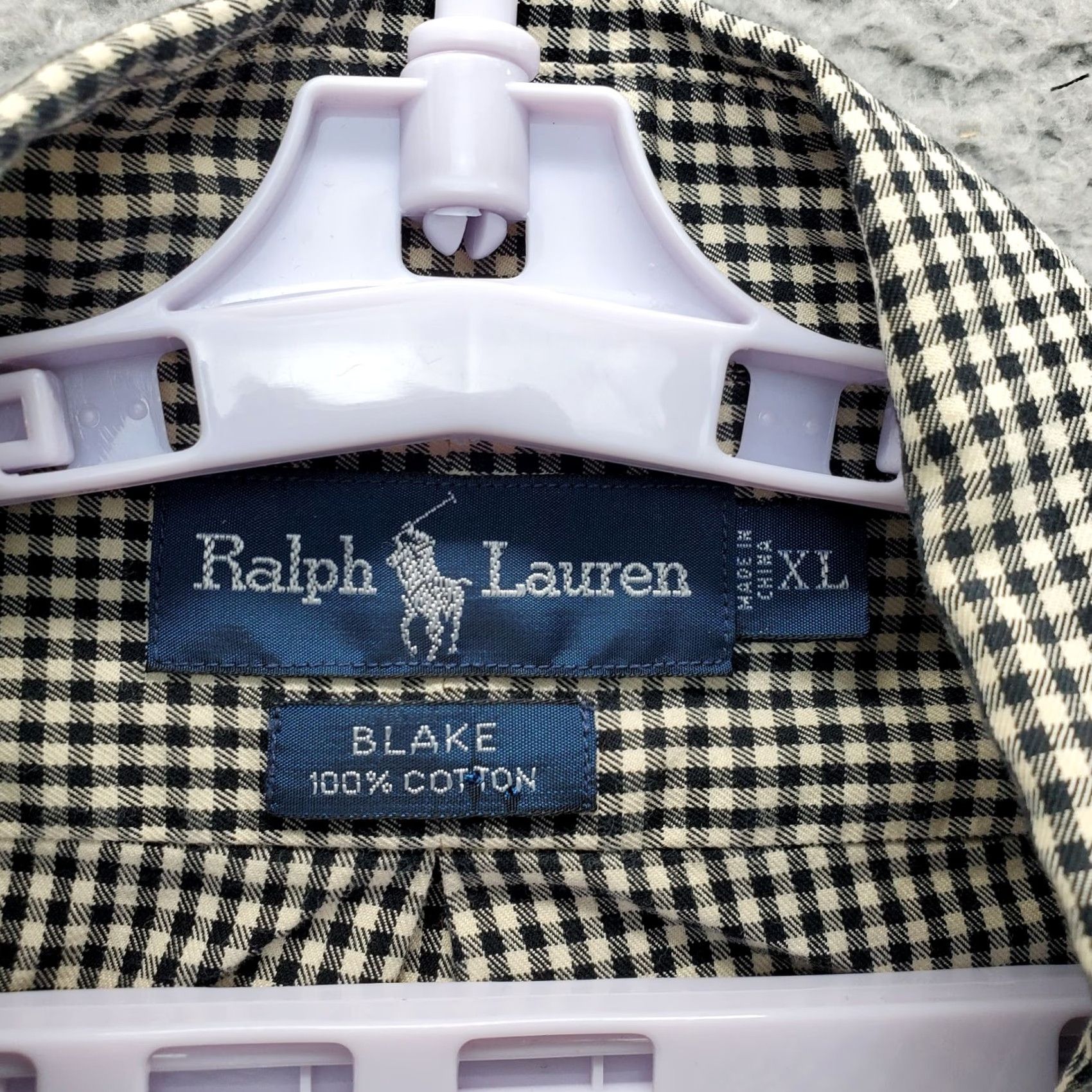 Ralph Lauren Ralph Lauren Blake Shirt Mens XL Multi Gingham Pony Logo Collared Button Down Shirt Size US XL / EU 56 / 4 - 5 Thumbnail